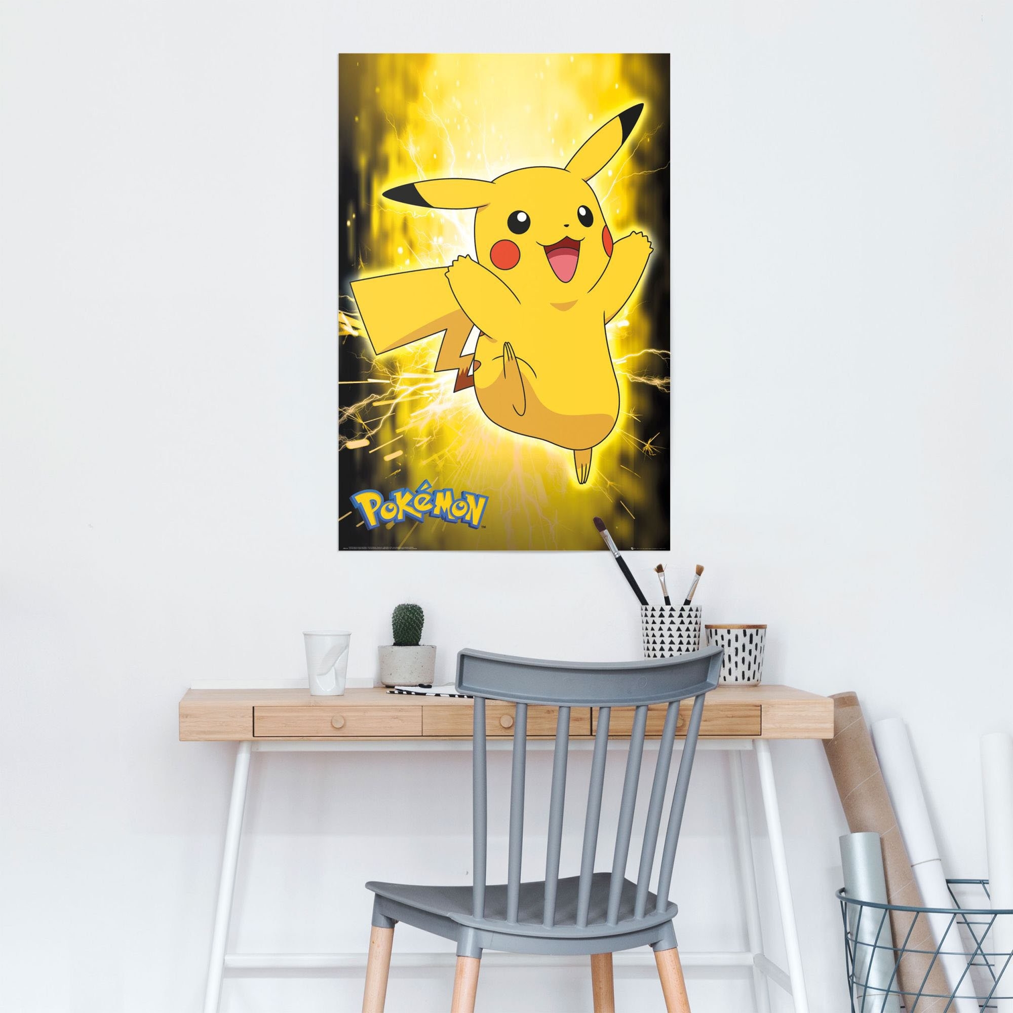 spiegel berekenen Twinkelen Reinders! Poster Pickahu Pokémon nu online bestellen | OTTO