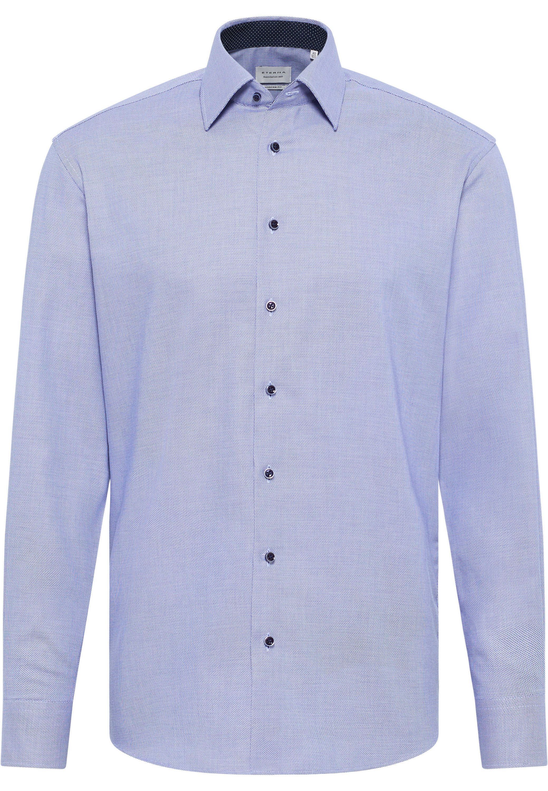 Eterna Overhemd met lange mouwen MODERN FIT NON IRON (strijkvrij)
