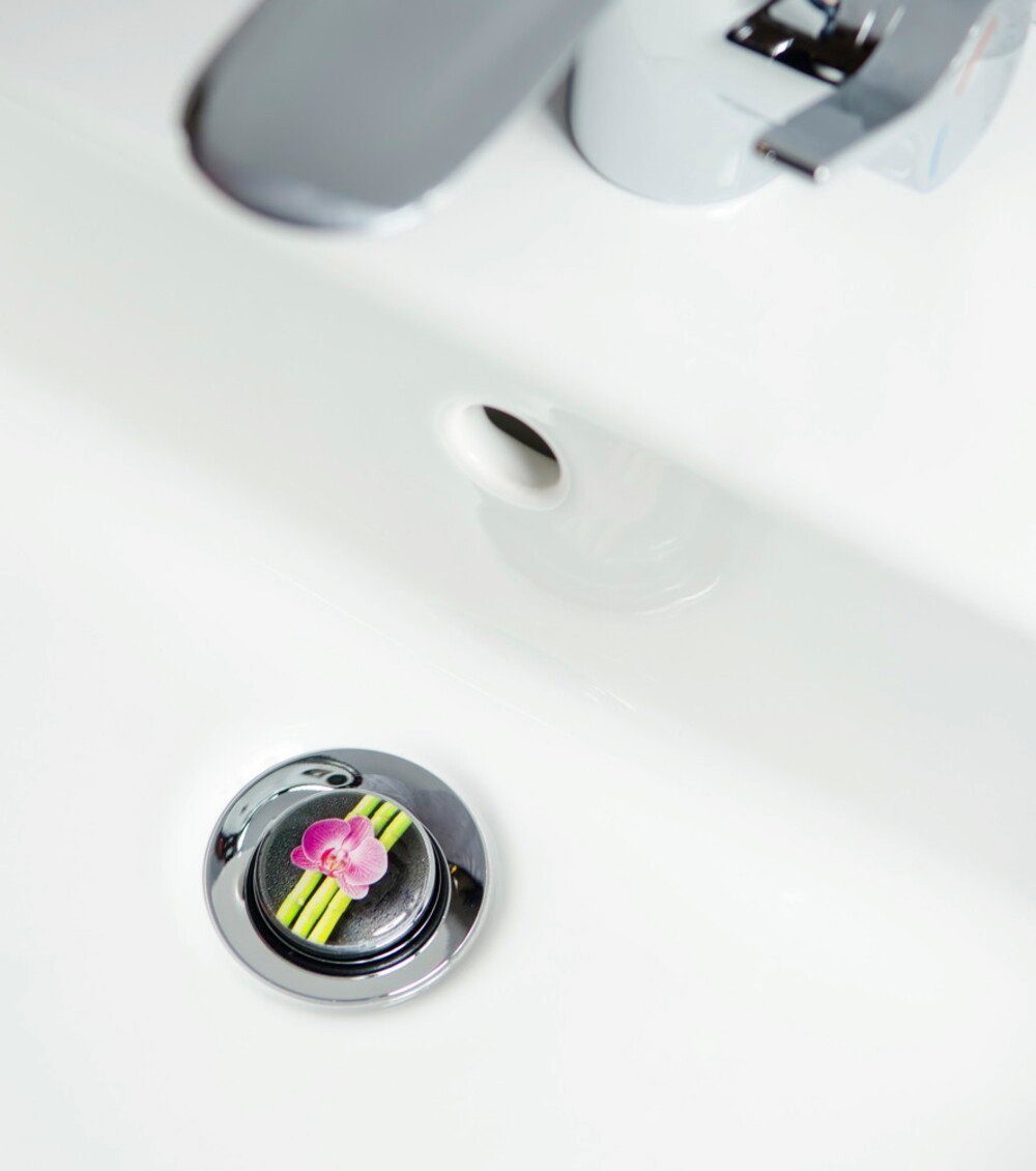 Sanilo Set badkameraccessoires Asia bestaand uit toiletzitting, badmat en wastafelplug (complete set, 3-delig)