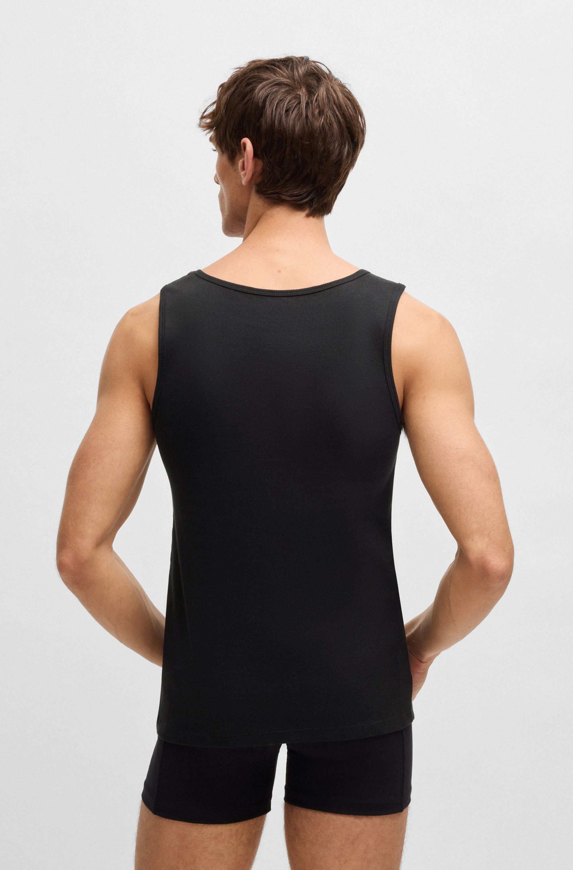 BOSS Tanktop 3P RibClassic BOSS ONE x David Beckham