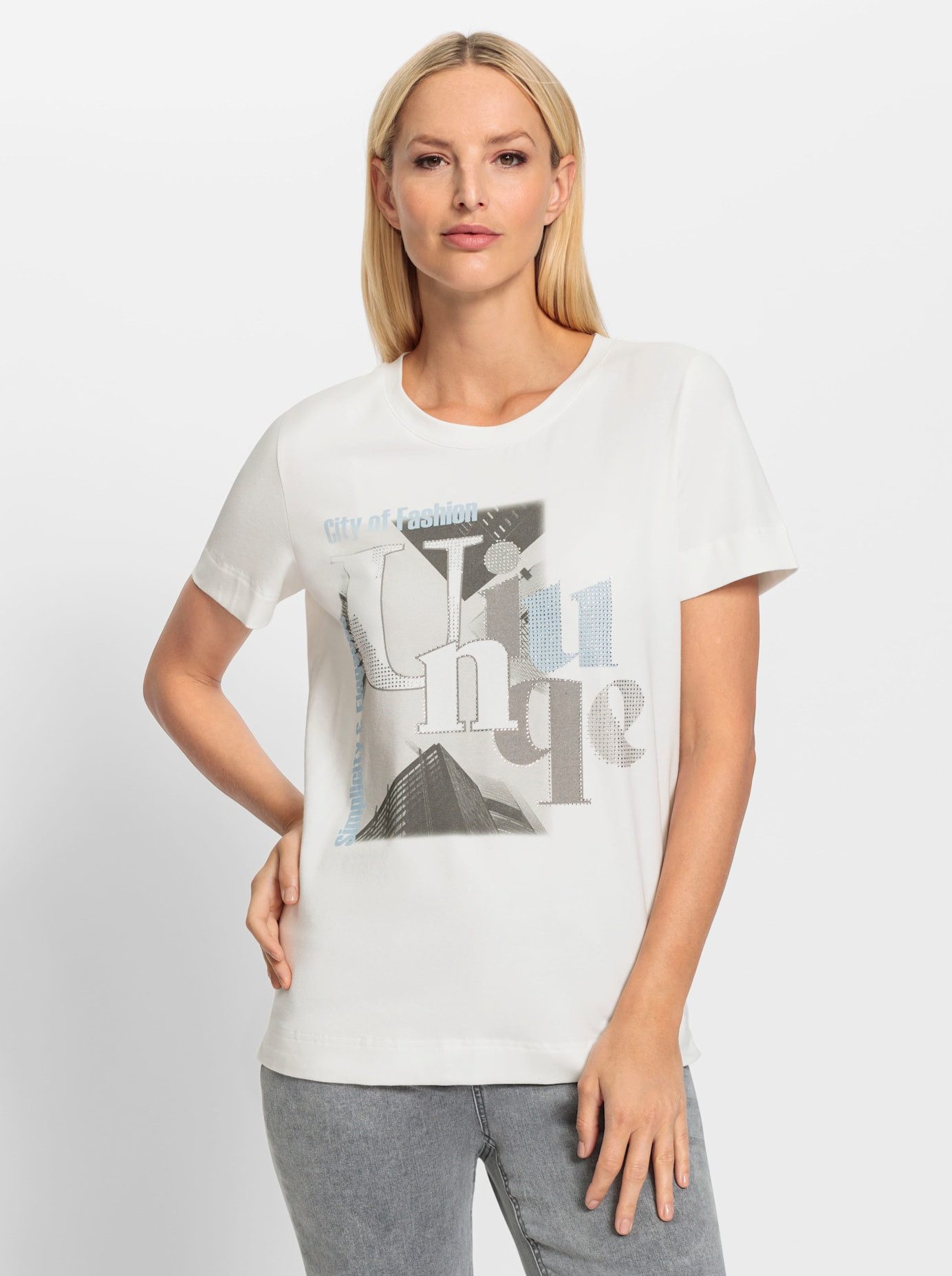 heine Shirt met ronde hals Shirt (1-delig)