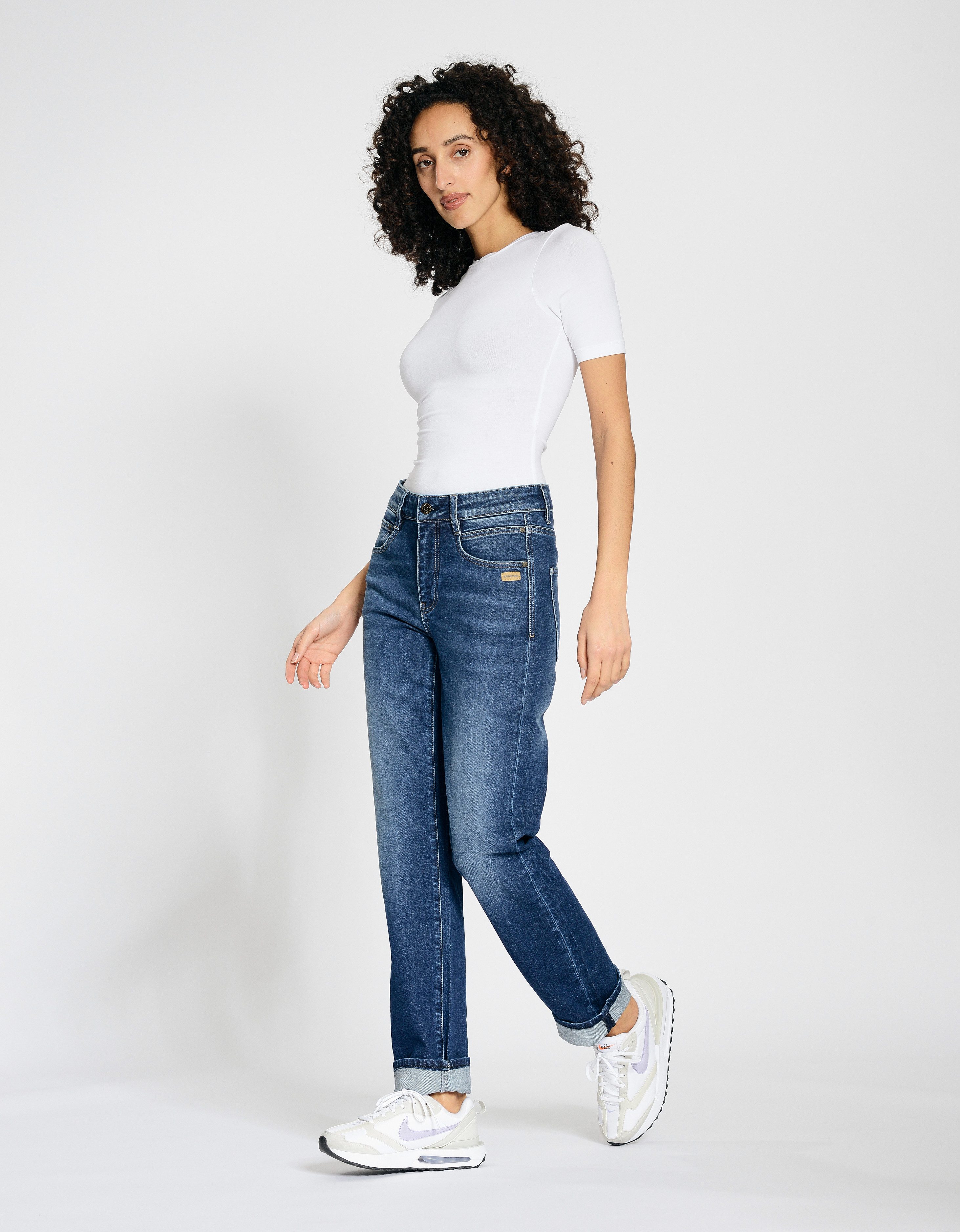 GANG Straight jeans 94SOLEY exclusief ontwerp zonder opgerolde pijpen