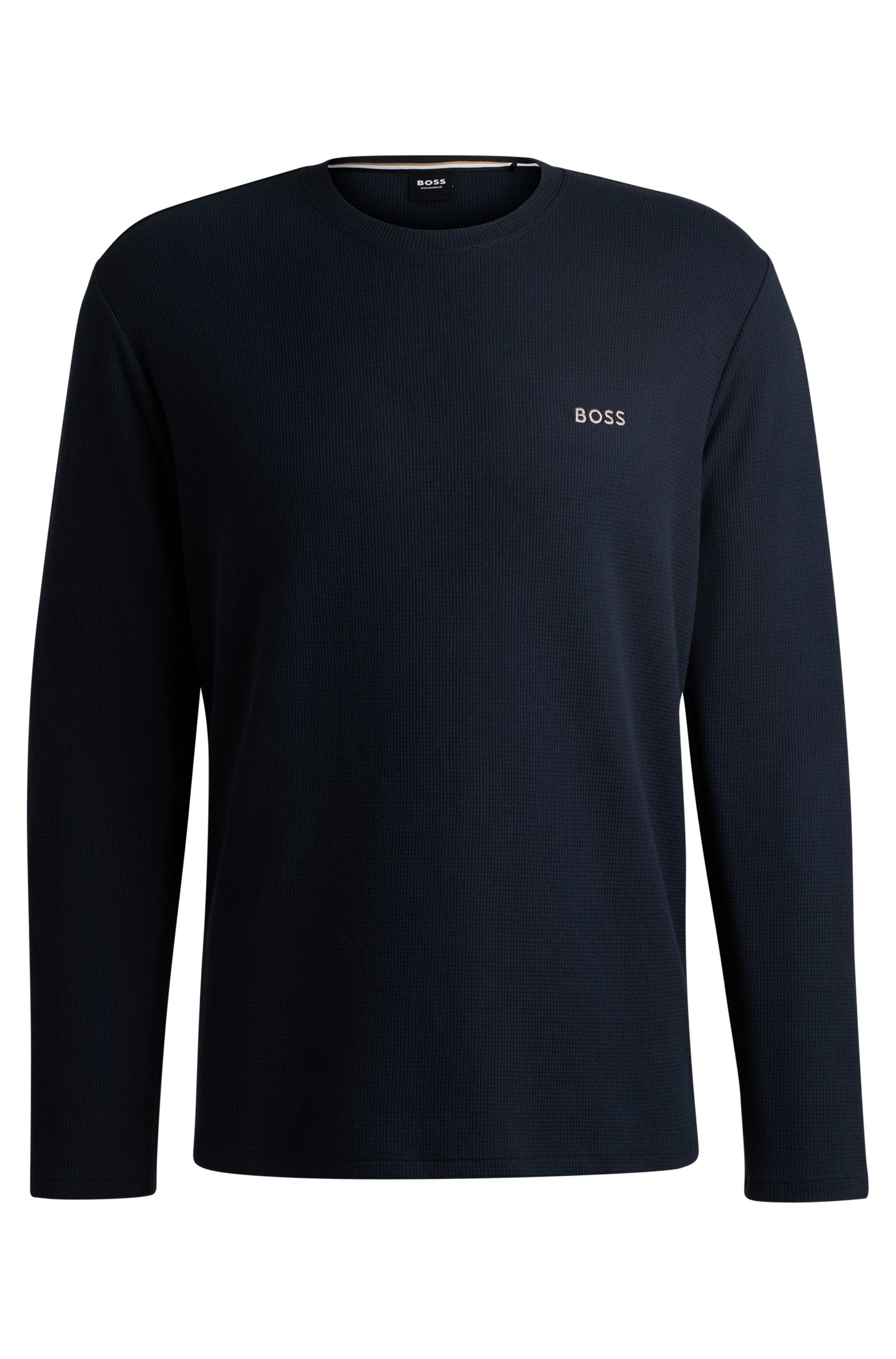 BOSS Pyjama top Waffle LS-Shirt