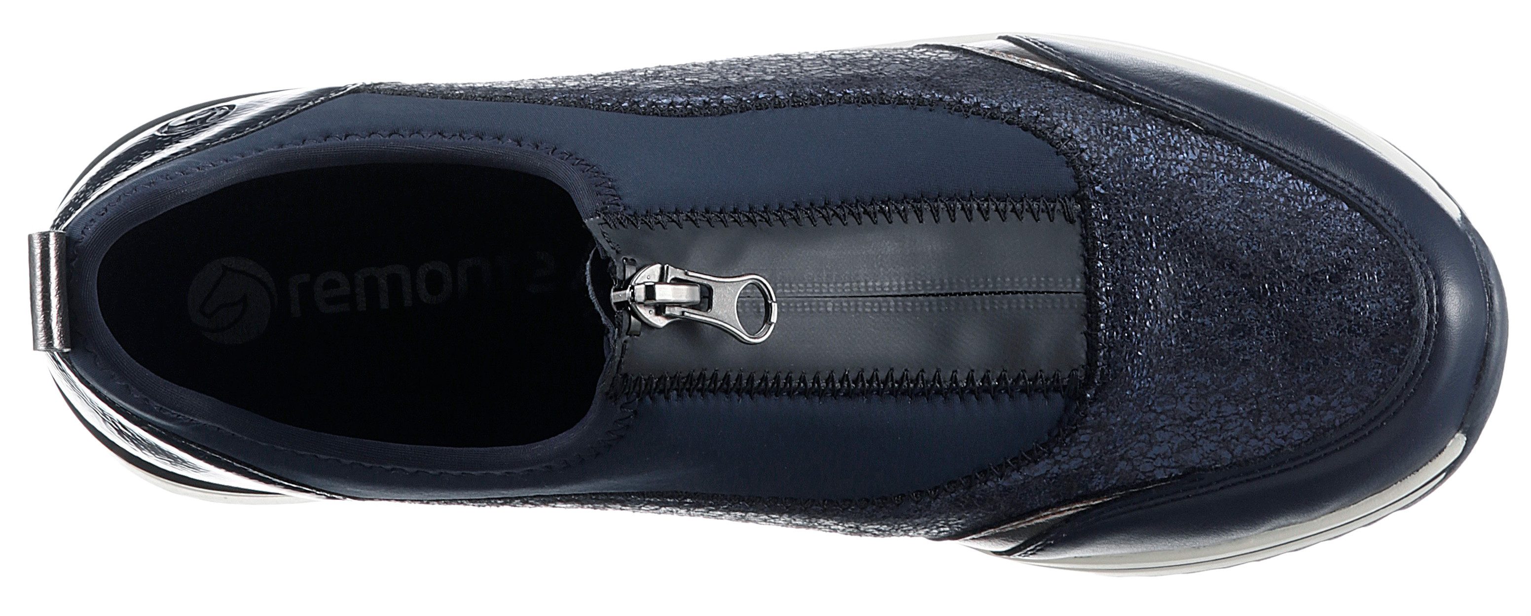 Remonte Slip-on sneakers Elisabeth Hurley-Collection , wedge sneaker, slipper, instapschoen, vrijetijdsschoen, vegan