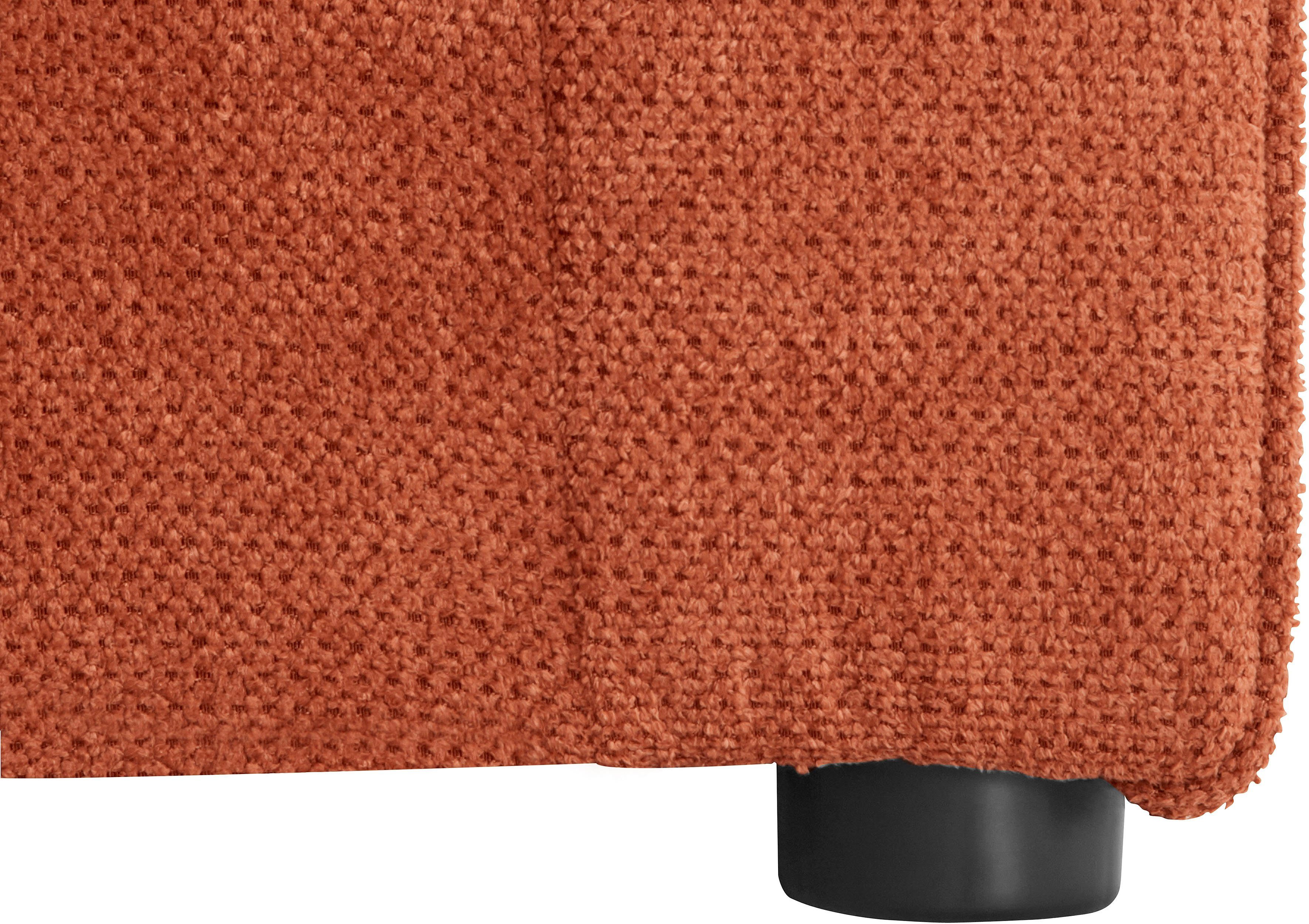 DOMO collection Hoekbank Papenburg B/D/H: 242/190/84 cm L-vorm naar keuze met slaapfunctie, lange zijde links of rechts