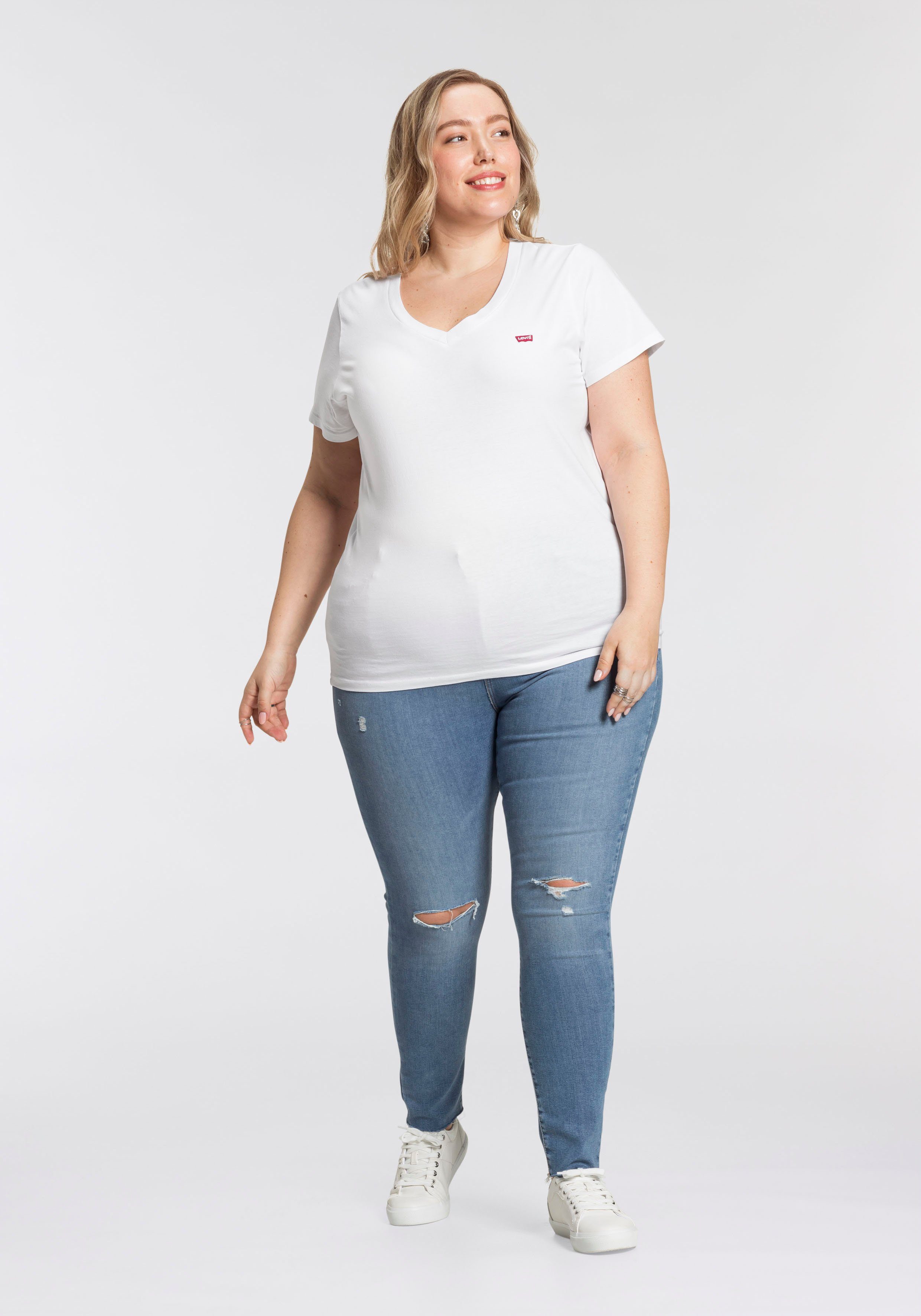 Levi's® Plus Shirt met V-hals V NECK TEE