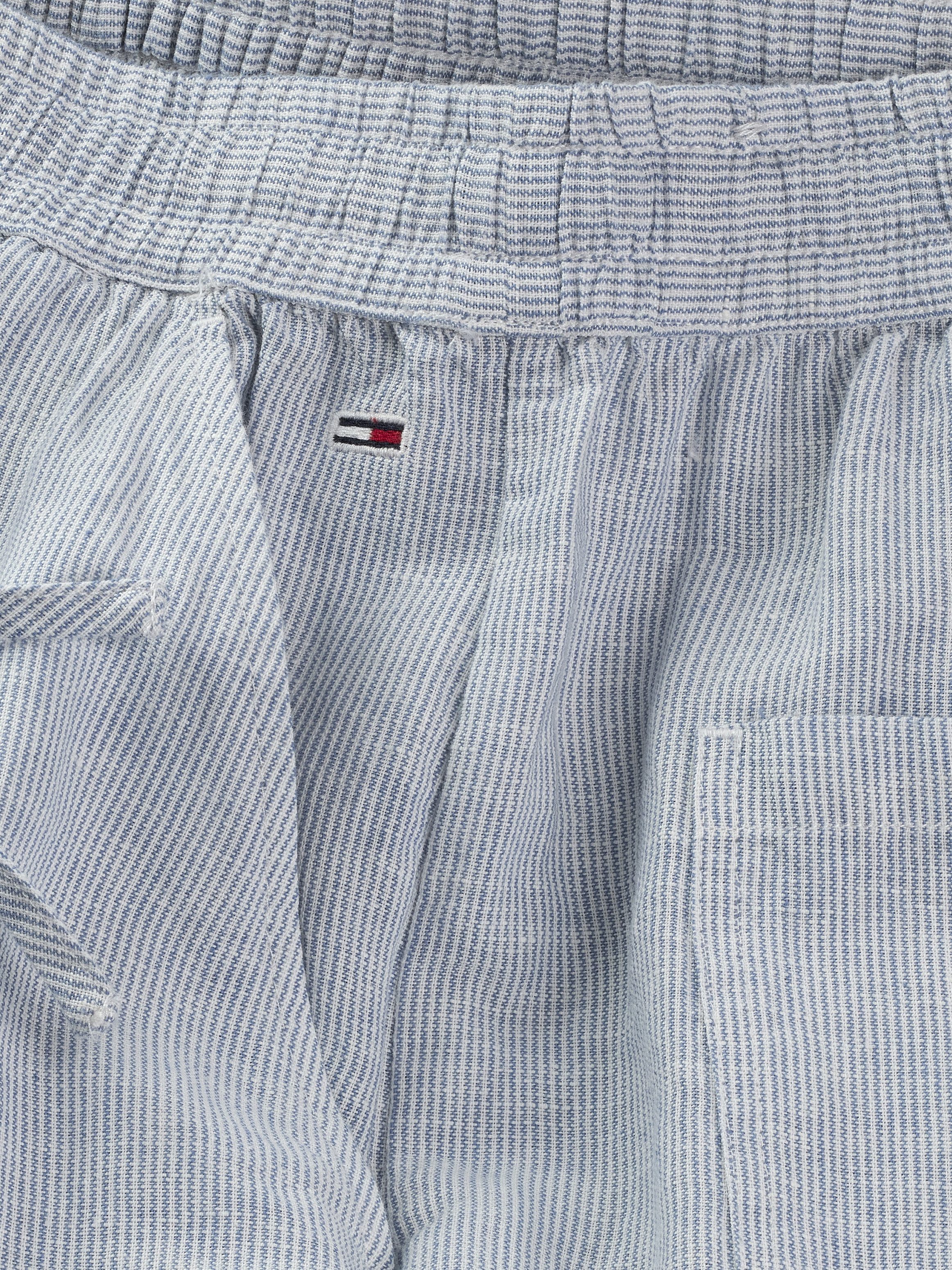 TOMMY JEANS Geweven broek TJW LINEN PANT met geborduurd logo