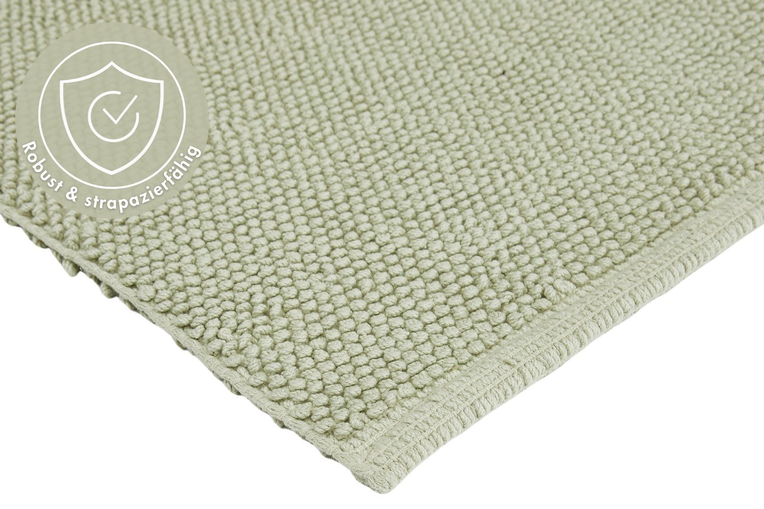 LUXOR living Badmat Atlanta, 50x80 cm Badmat, douchemat, effen kleuren, sterk absorberend (1 stuk)