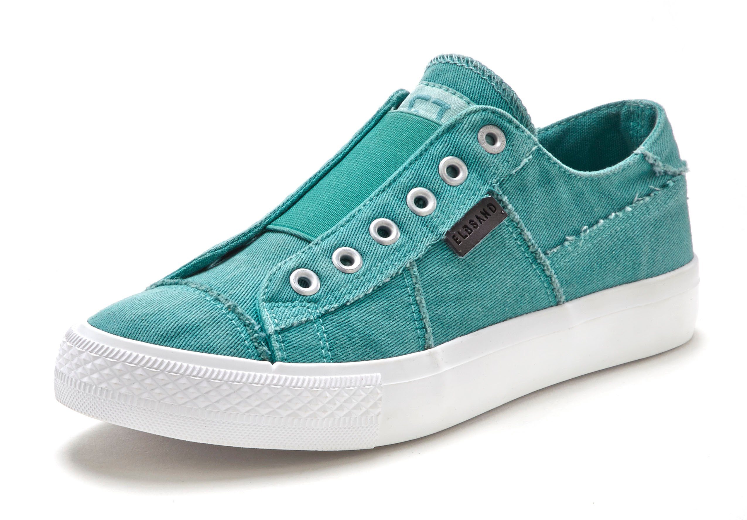 Elbsand Sneakers Halfschoen, slippers, vrijetijdsschoen, van textiel om in te stappen met elastische inzet