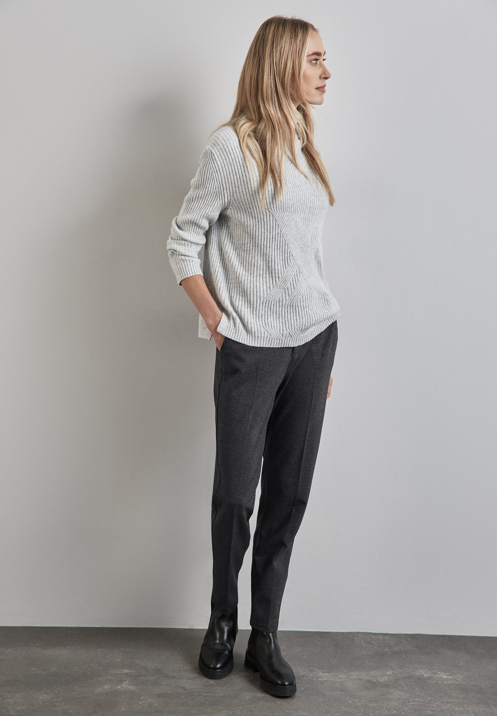 STREET ONE Chino met elastische taille