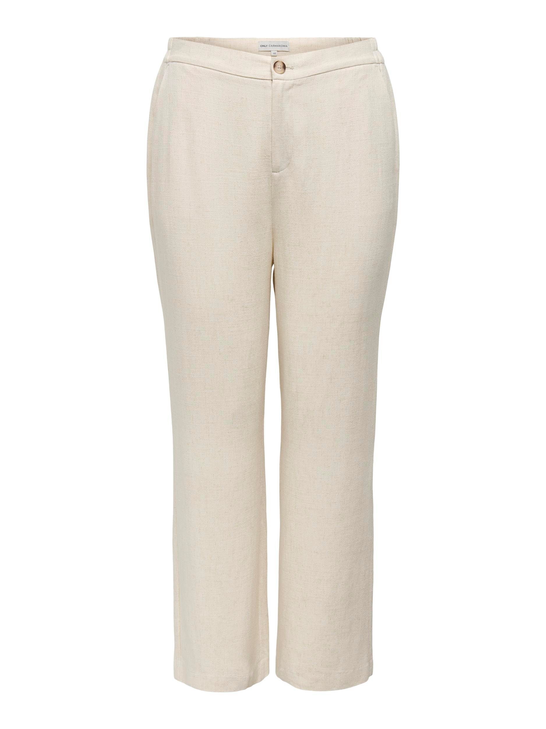 ONLY CARMAKOMA Pantalon CARAGNES MW LINEN BL MEL PANT TLR