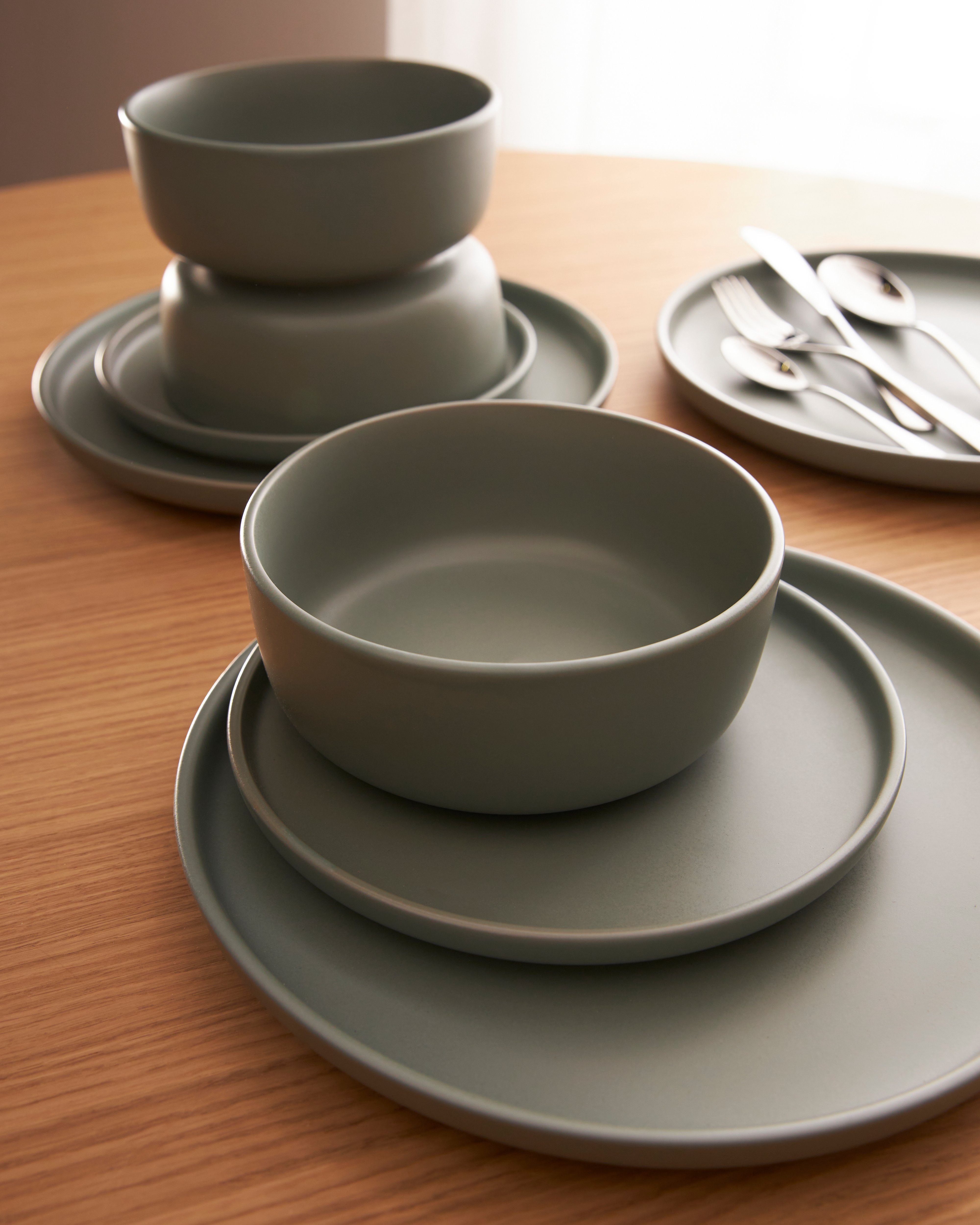 LeGer Home by Lena Gercke Eetservies Servies, servies Belli rond model, scandi stijl, 12 delen, voor 4 personen (set, 12-delig)