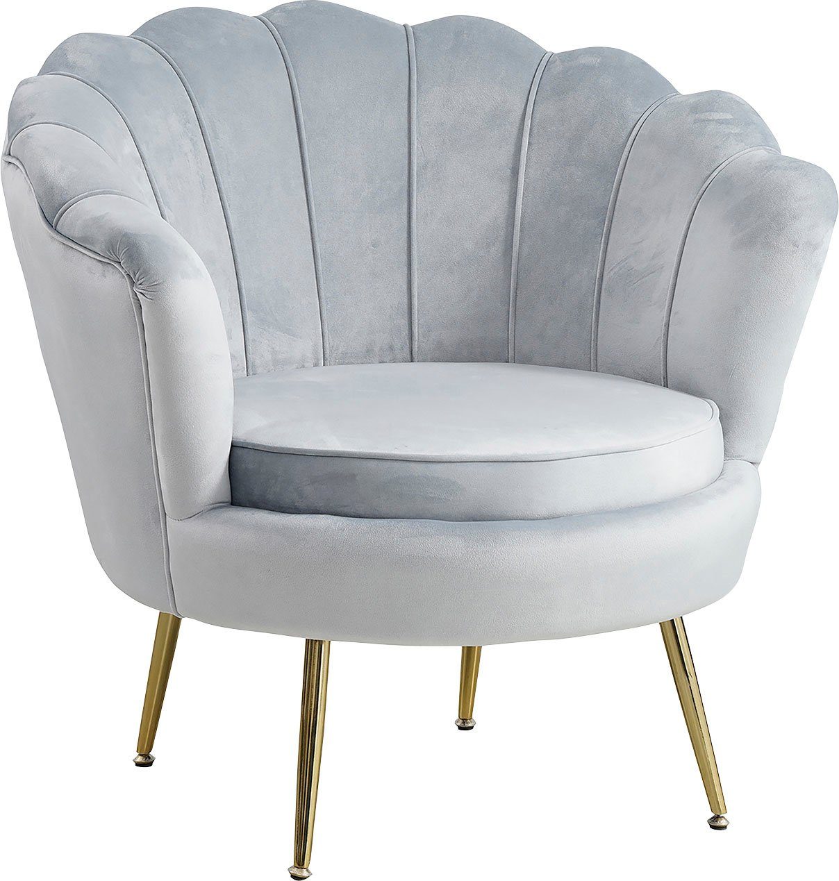 SalesFever Loungestoel Clam opvallend schelpdesign