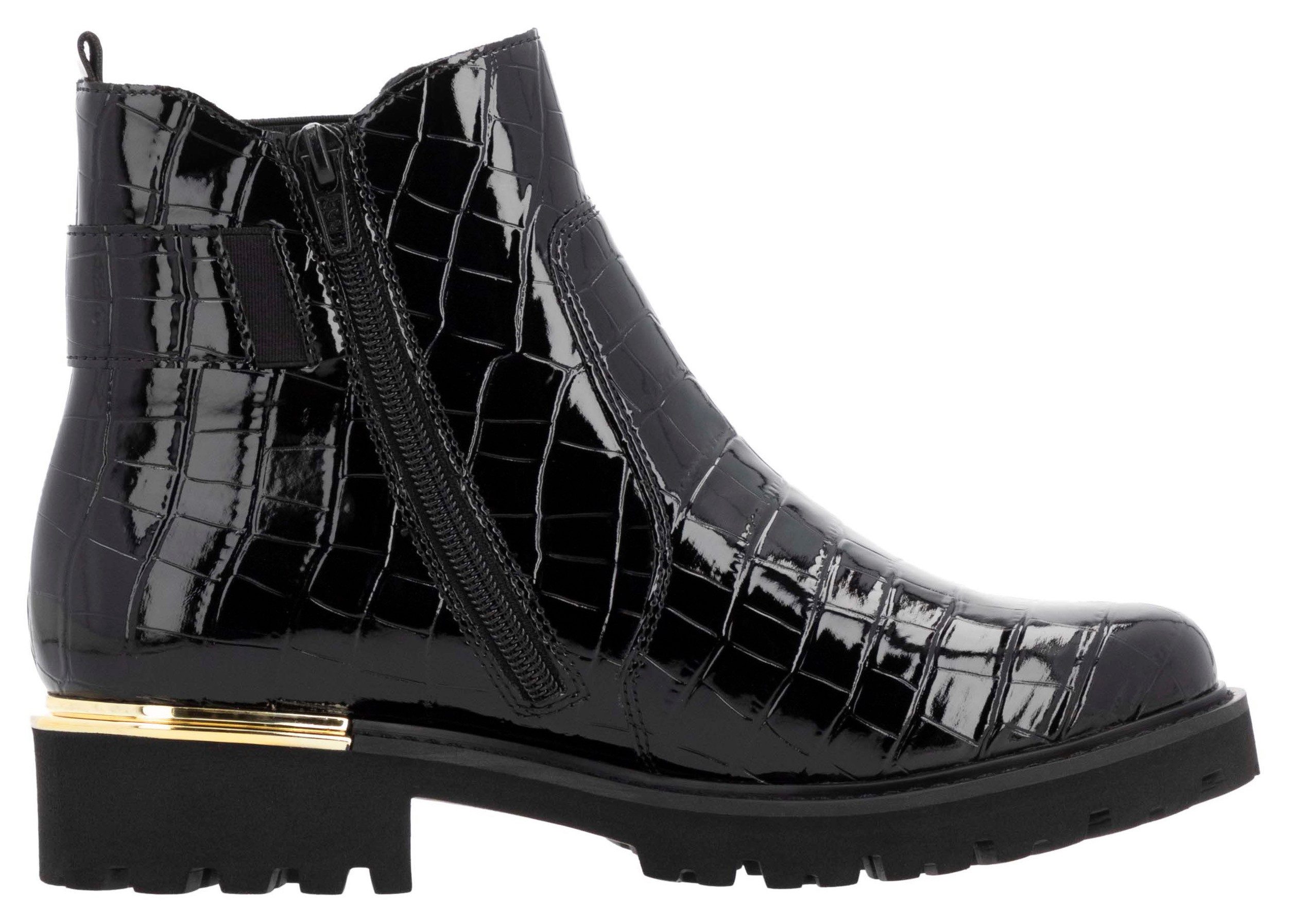 Remonte Chelsea-boots blokhak, laarzen, enkellaars met praktische binnenrits