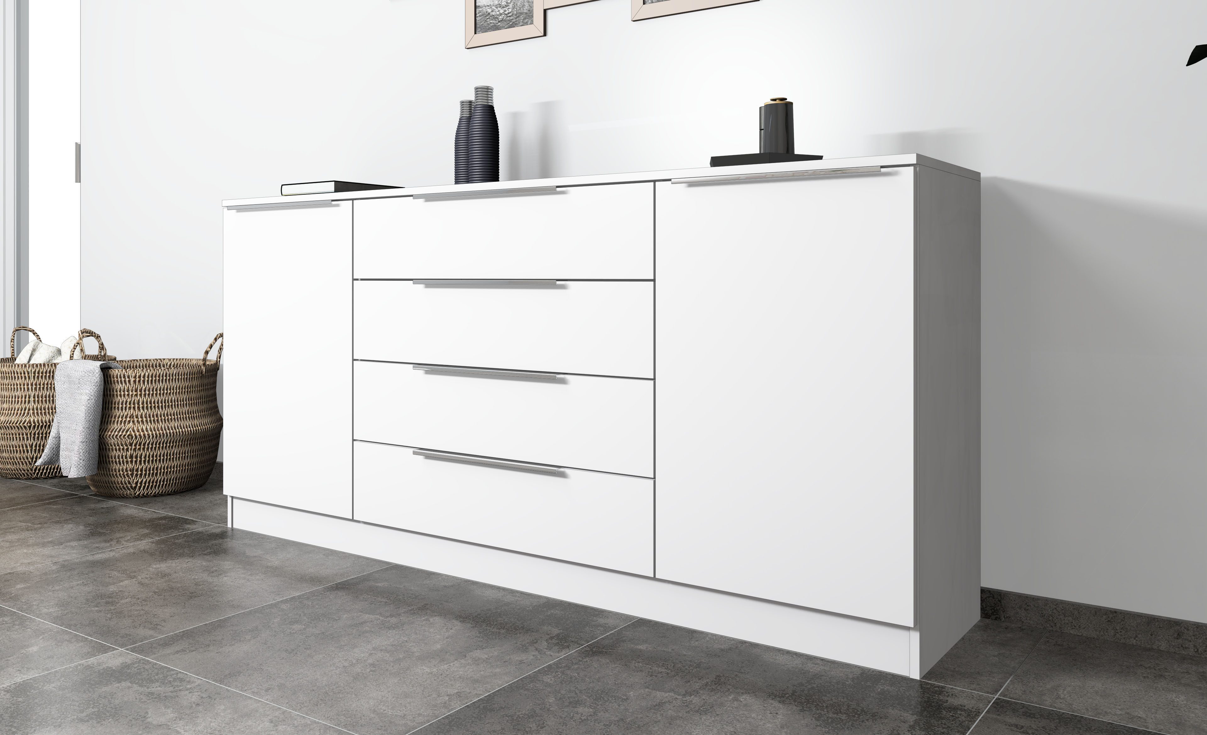 borchardt Möbel Kast Oliva Breedte 166 cm, met 4 lades