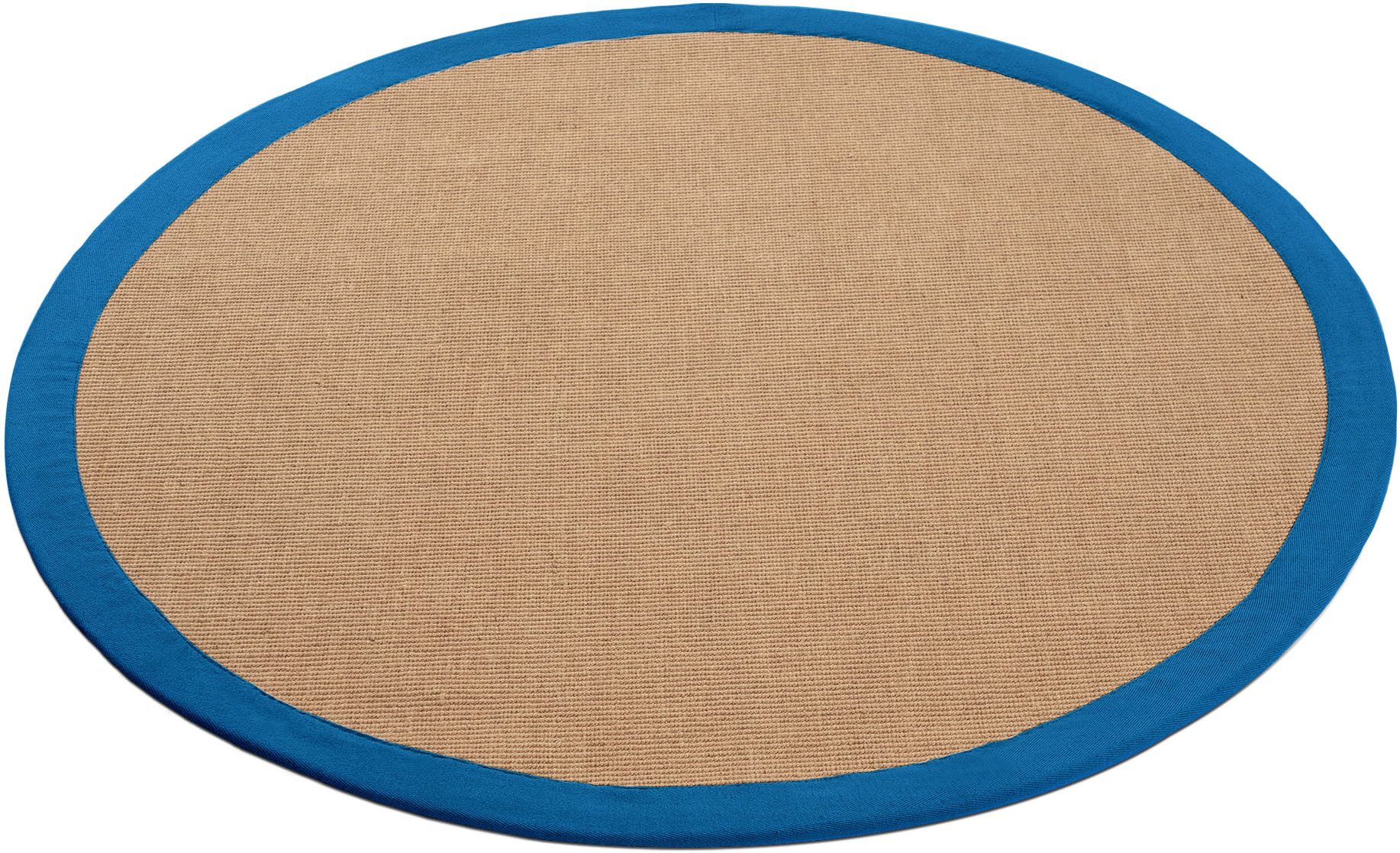 carpetfine Sisalkleed Sisal met gekleurd randdessin, antislip achterzijde