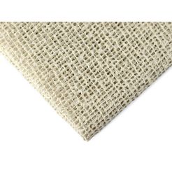 primaflor-ideen in textil antislip tapijtonderlegger natur-stop roostervormige onderlegger in antislipverwerking, antislip zonder lijm, van 100% jute, op maat te snijden beige