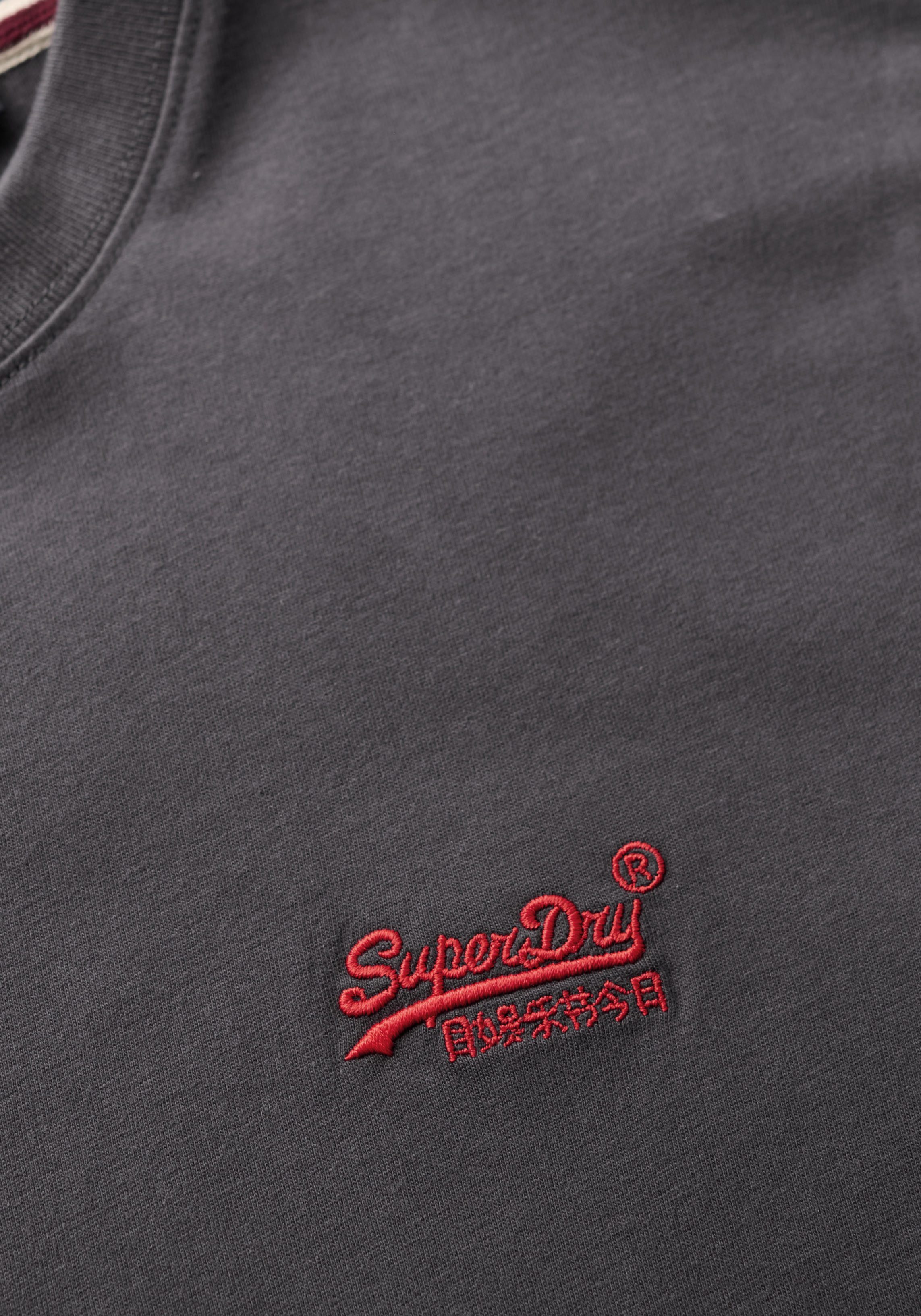 Superdry Shirt met ronde hals ESSENTIAL LOGO EMB TEE