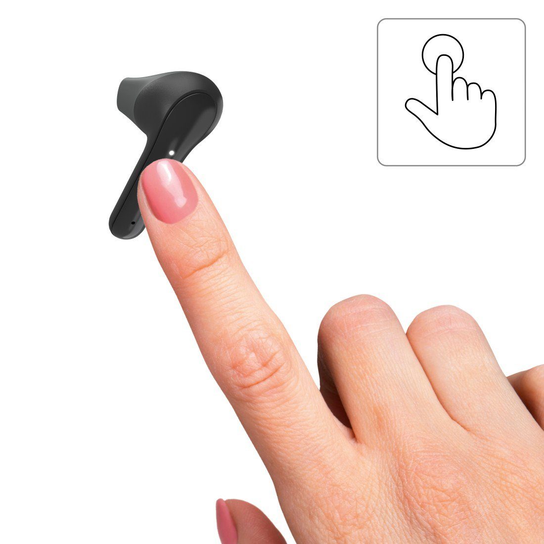 Hama Bluetooth-hoofdtelefoon Bluetooth® True Wireless hoofdtelefoon, oordopjes, Autopairing, Apple Siri