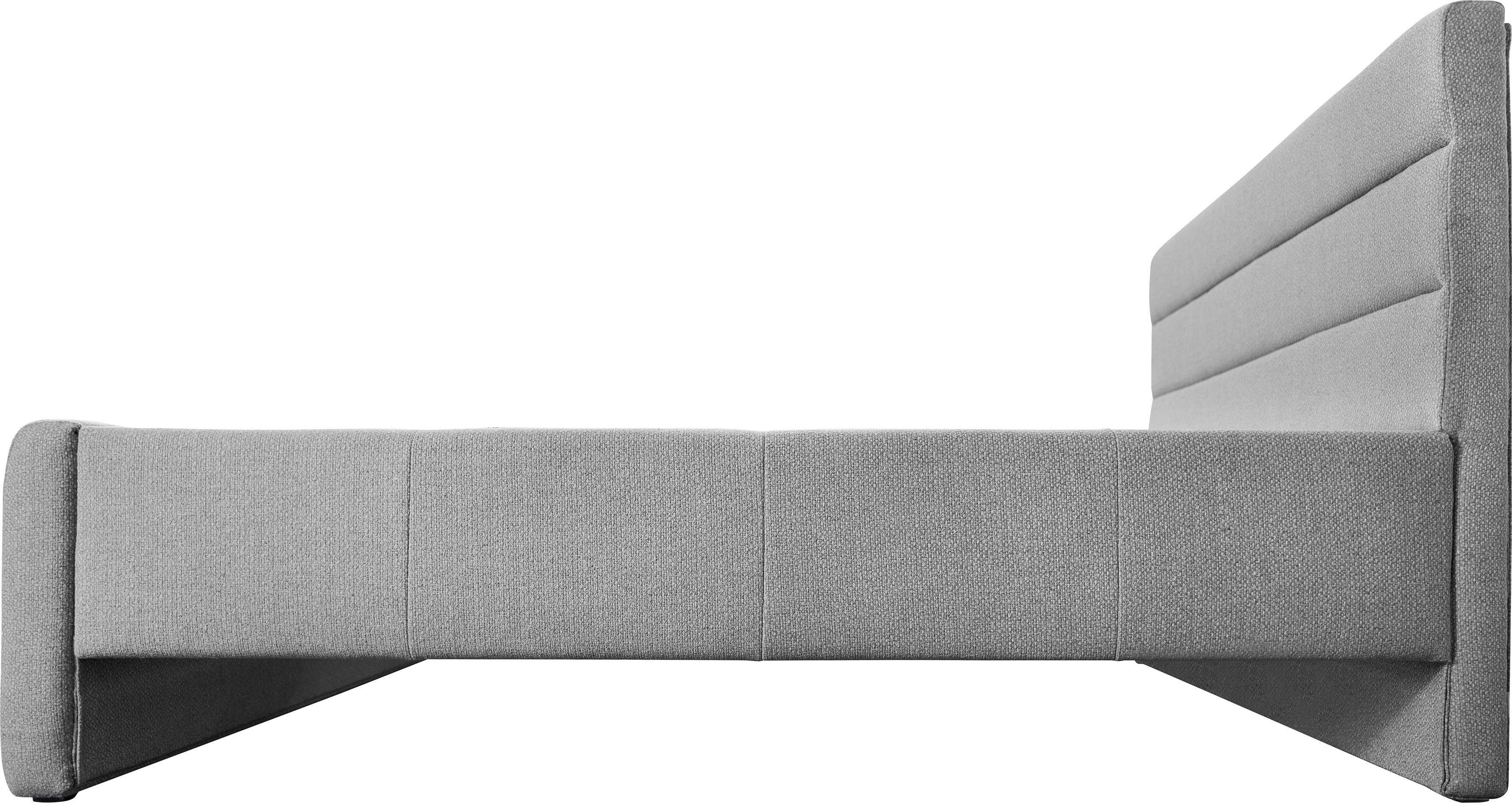 OTTO products Gestoffeerd bed Merrit Dwarsnaad in het hoofd- en voetbord, in 5 breedten, ook in 220 cm lang