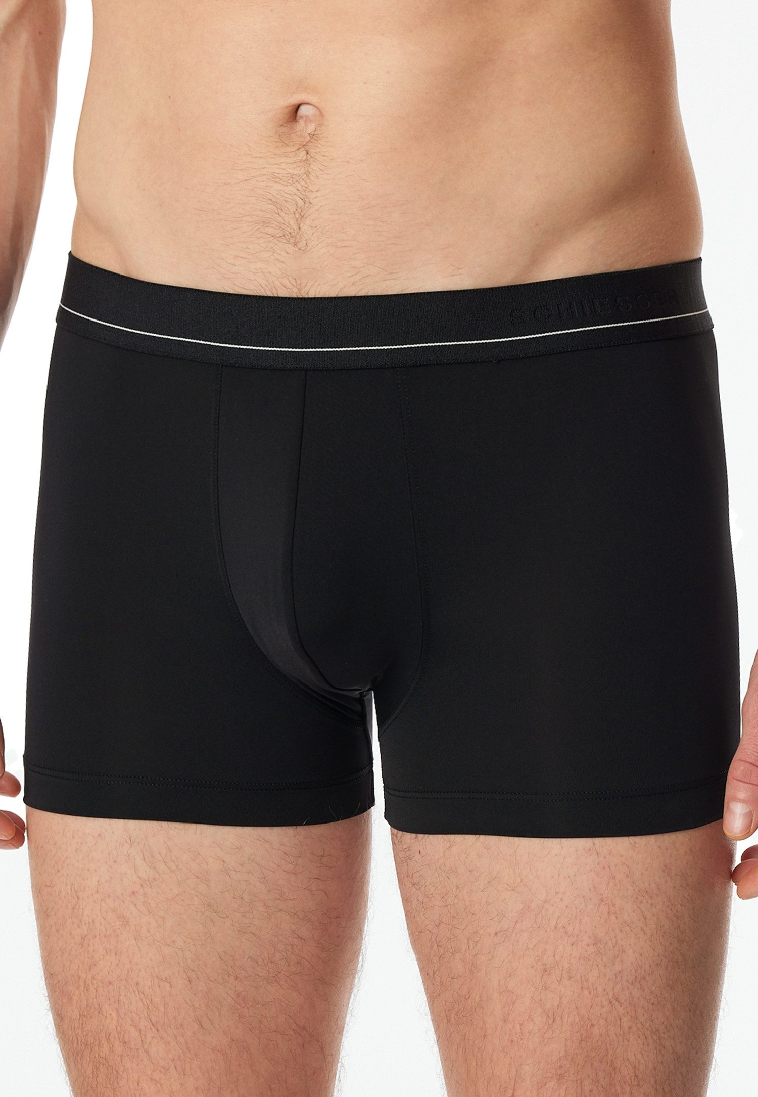 Schiesser Boxershort Pure Micro met extra zachte, beklede boordgummi