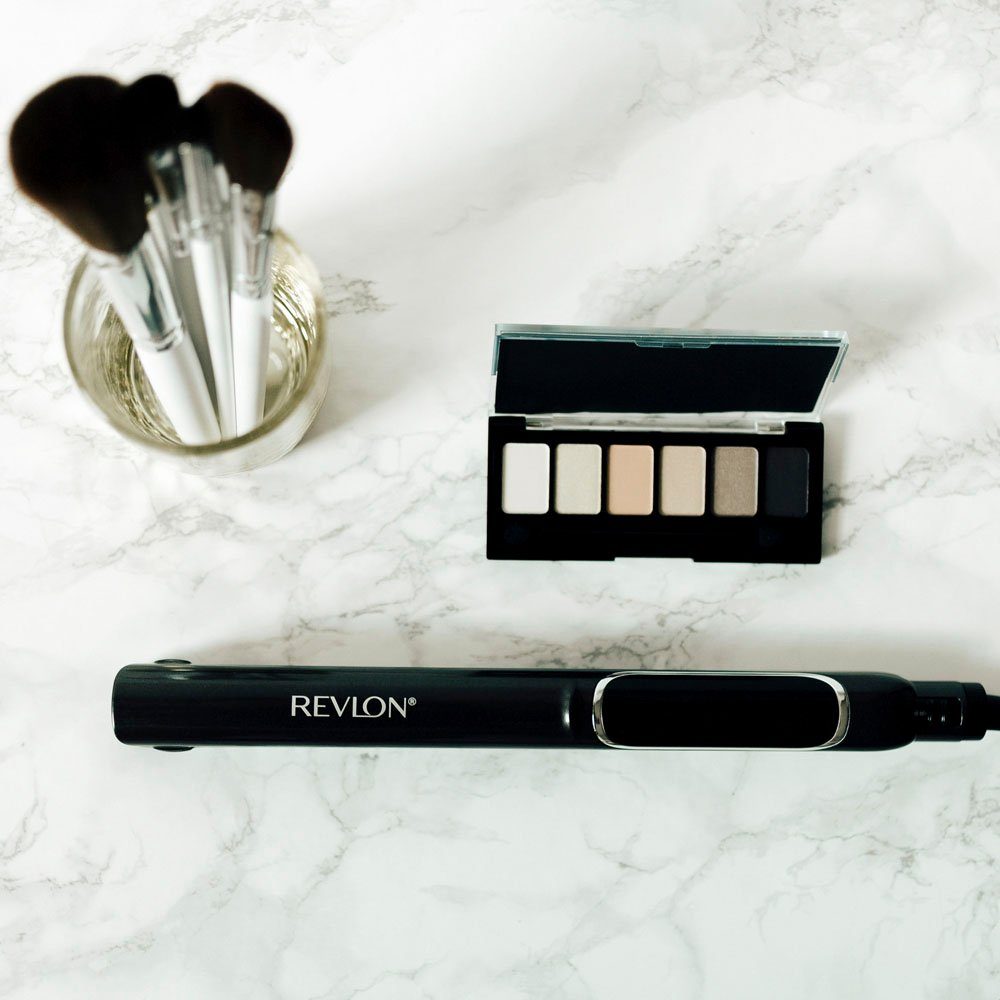 Revlon Straightener RVST2175 125mm, afgeronde, beweegbare bladen in 10 seconden klaar voor gebruik