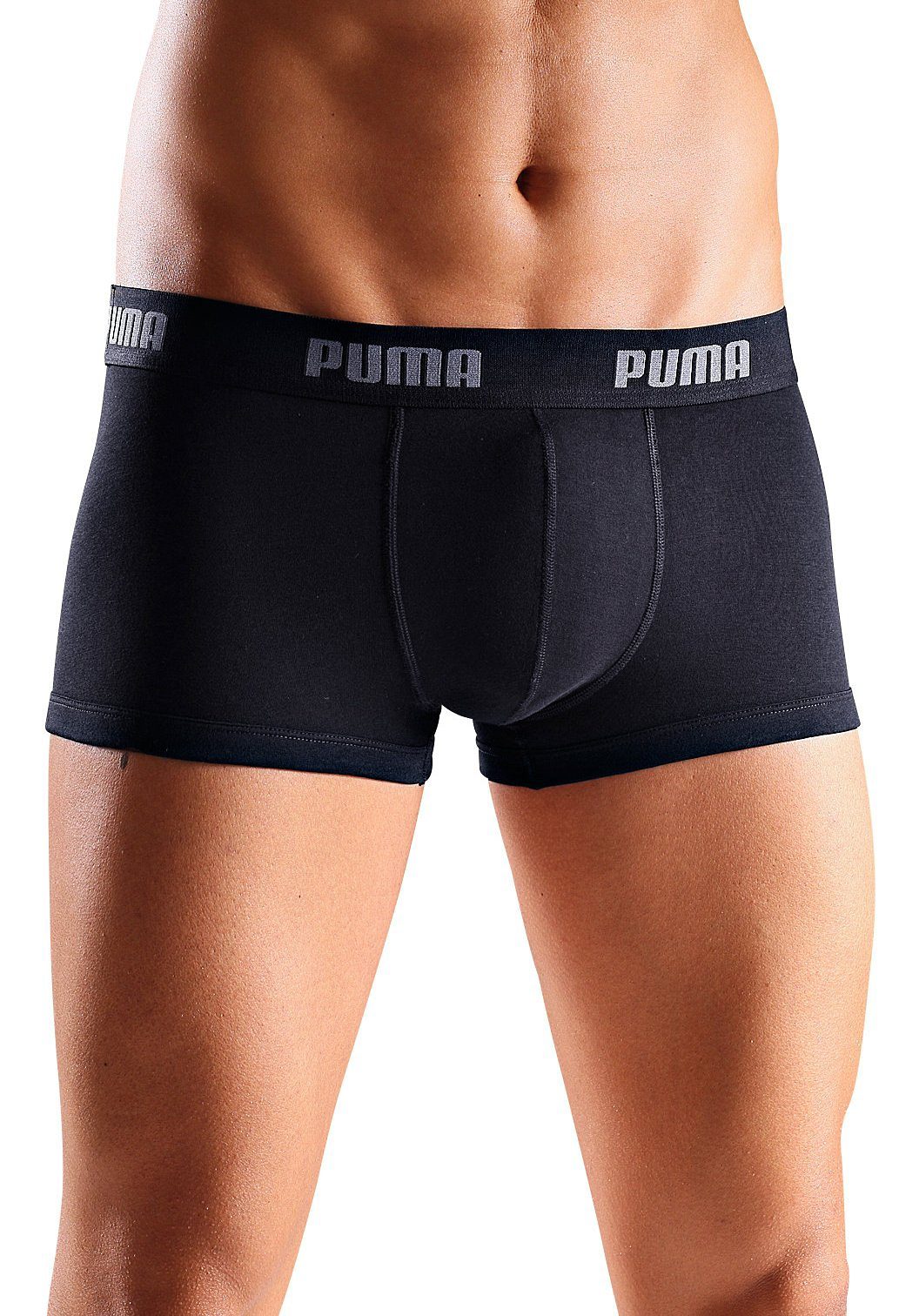 PUMA Hipster met logo-opschrift op brede band (3 stuks)