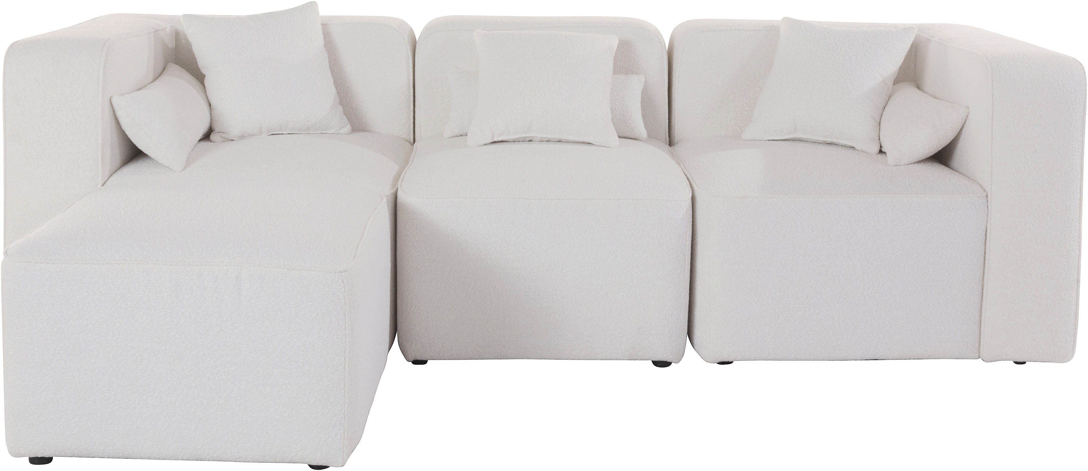 andas 3-zitsbank Sundstrup L-vorm Moduleserie, individuele samenstelling