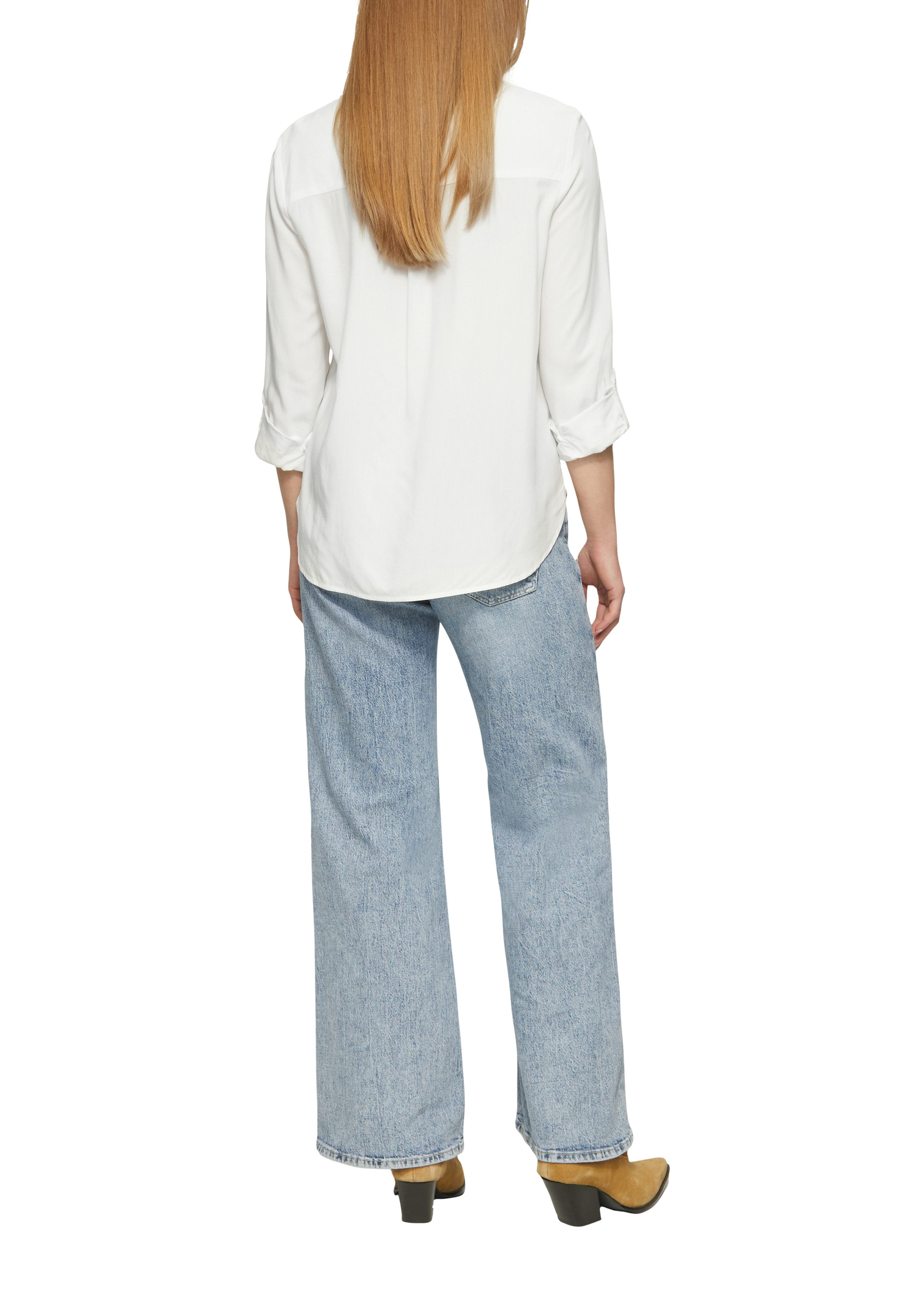 Q/S designed by Overhemdblouse met turn-upmouwen, nieuwe collectie