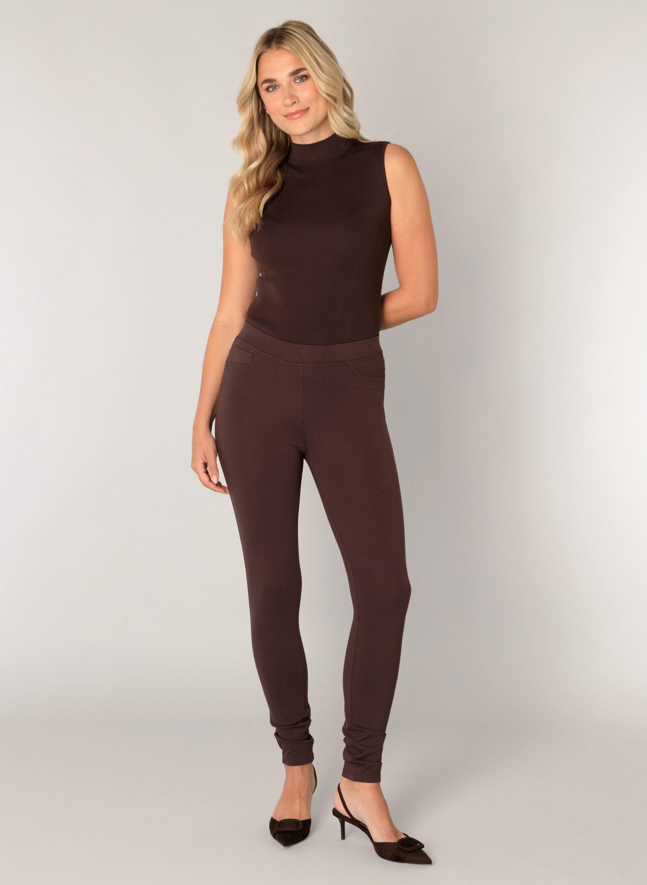 Base Level Jeggings Ornika Prettig materiaal in skinny fit-look