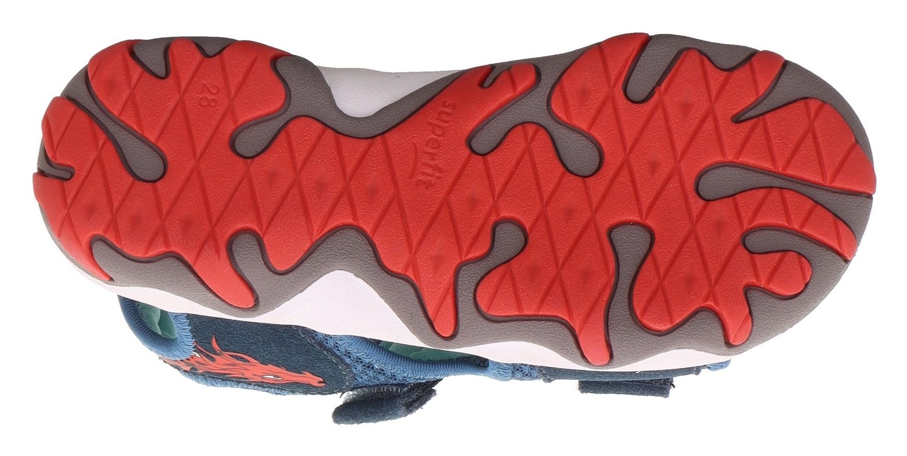 Superfit Sandalen MIKE 3.0 WMS: middel Trekking schoen met klittenband, maat sjabloon om te downloaden