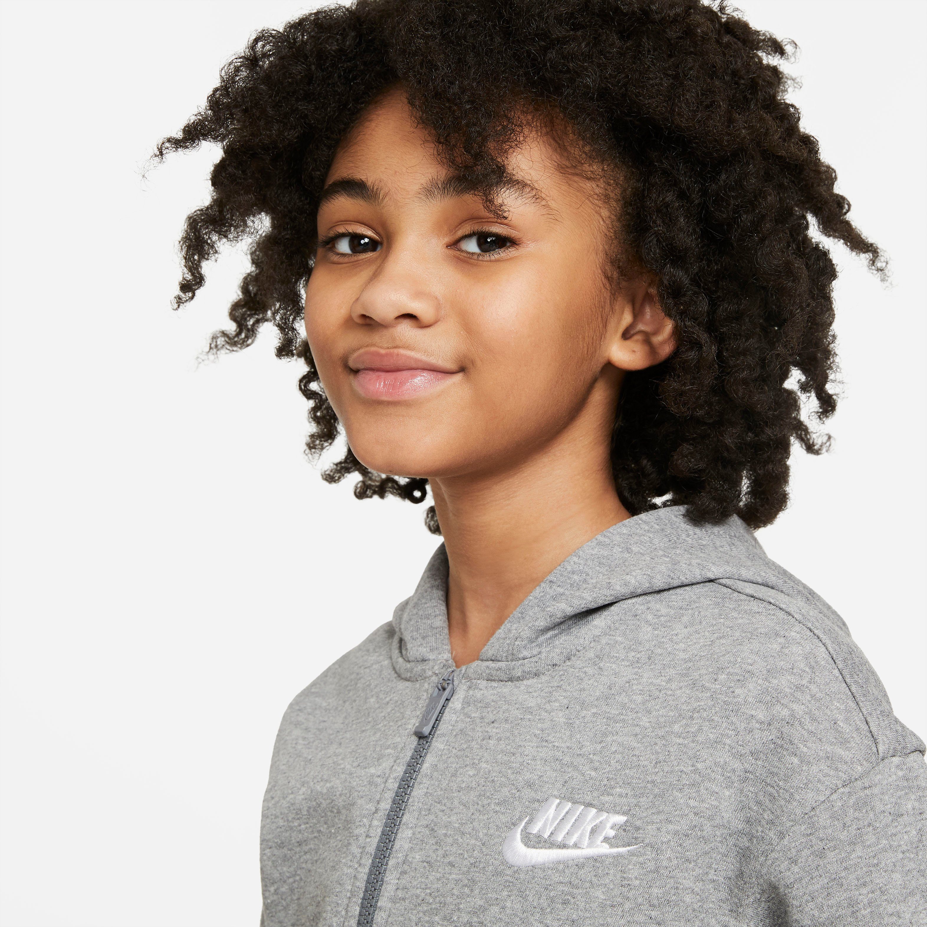 Nike Sportswear Capuchonsweatvest Club Fleece Big Kids' (Girls') Full-Zip Hoodie