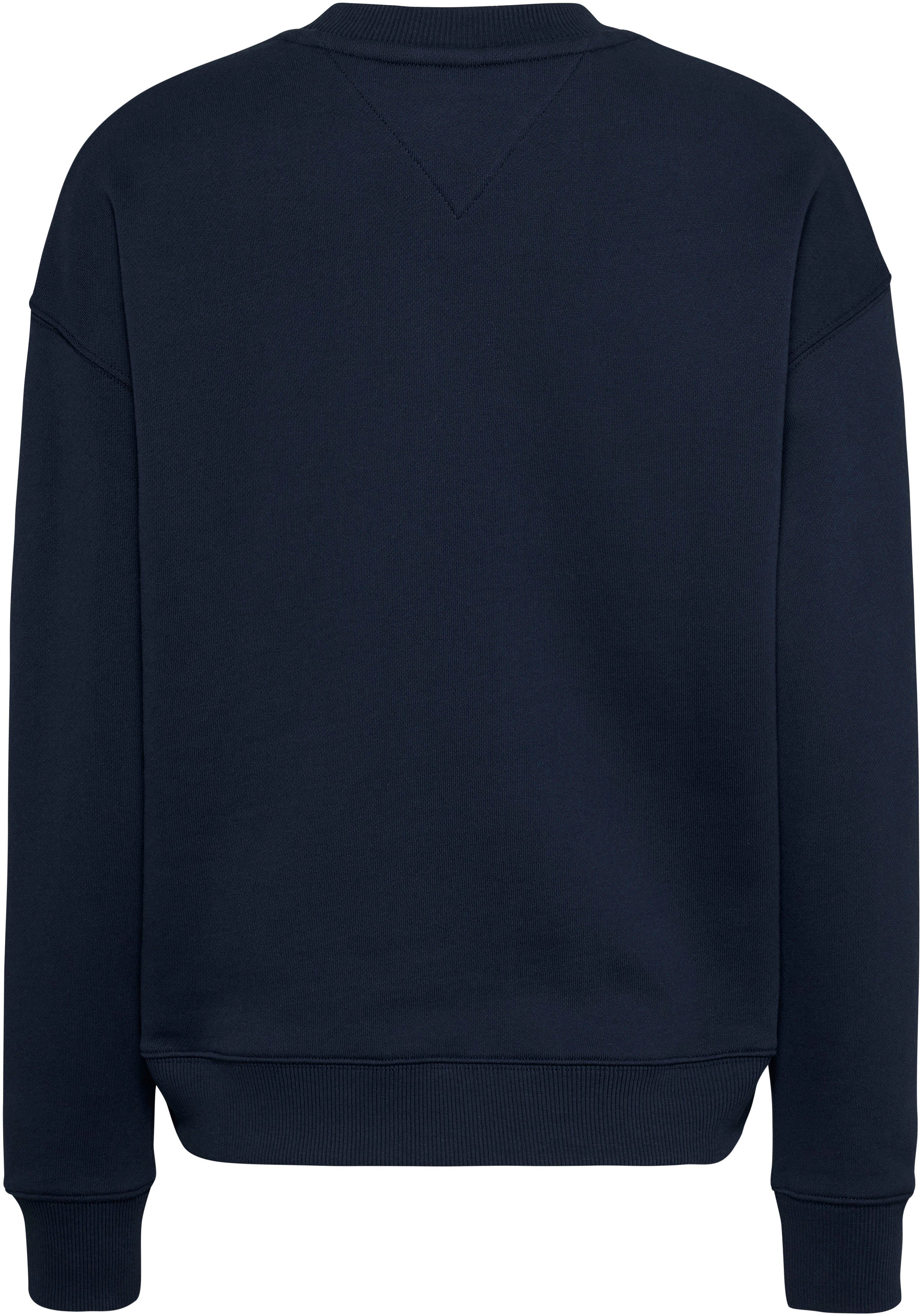 TOMMY JEANS Sweatshirt TJW BXY BADGE met drop-shoulder design en logo aan de voorkant