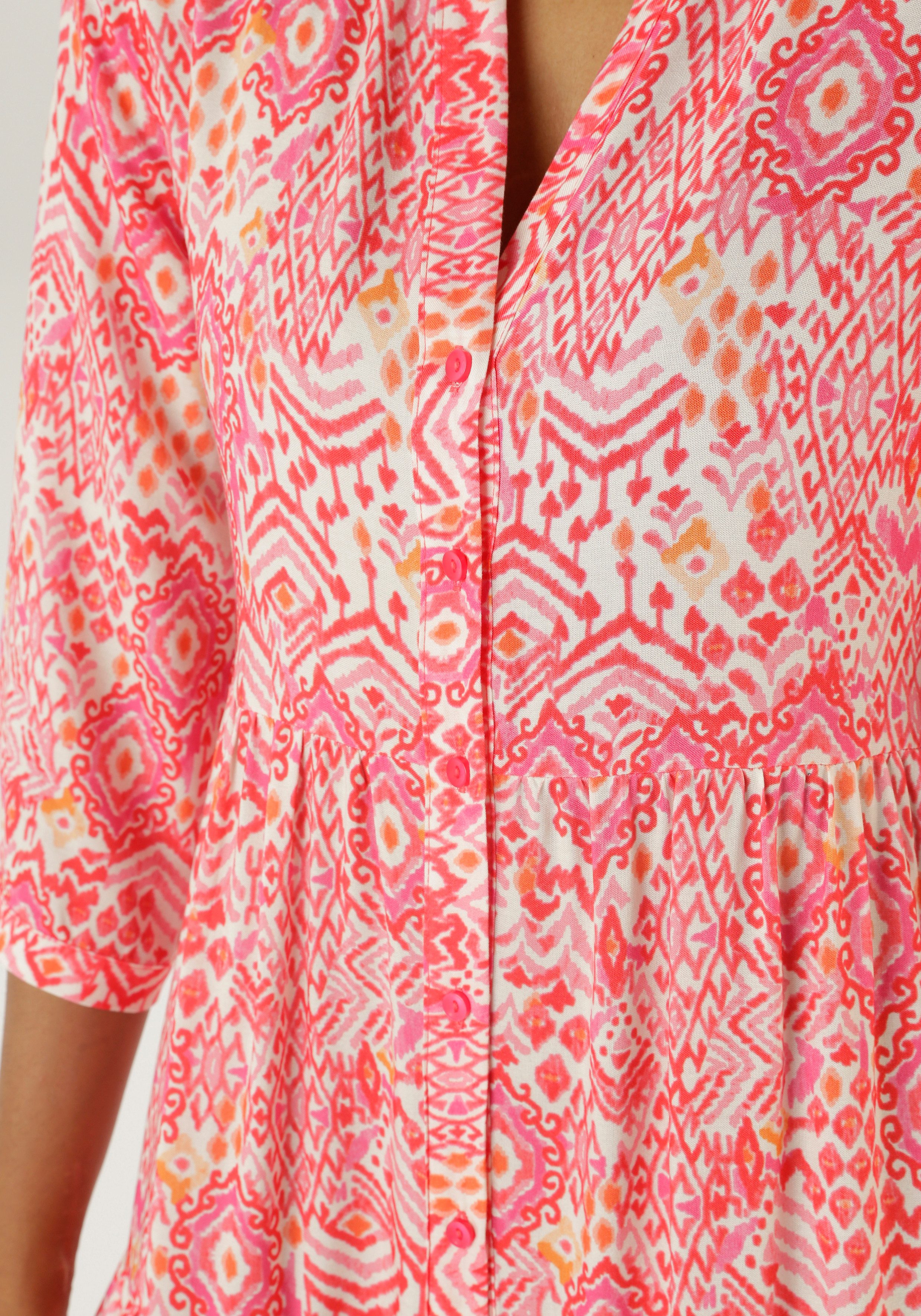 Aniston SELECTED Maxi-jurk met frisse zomerse etnische patronen