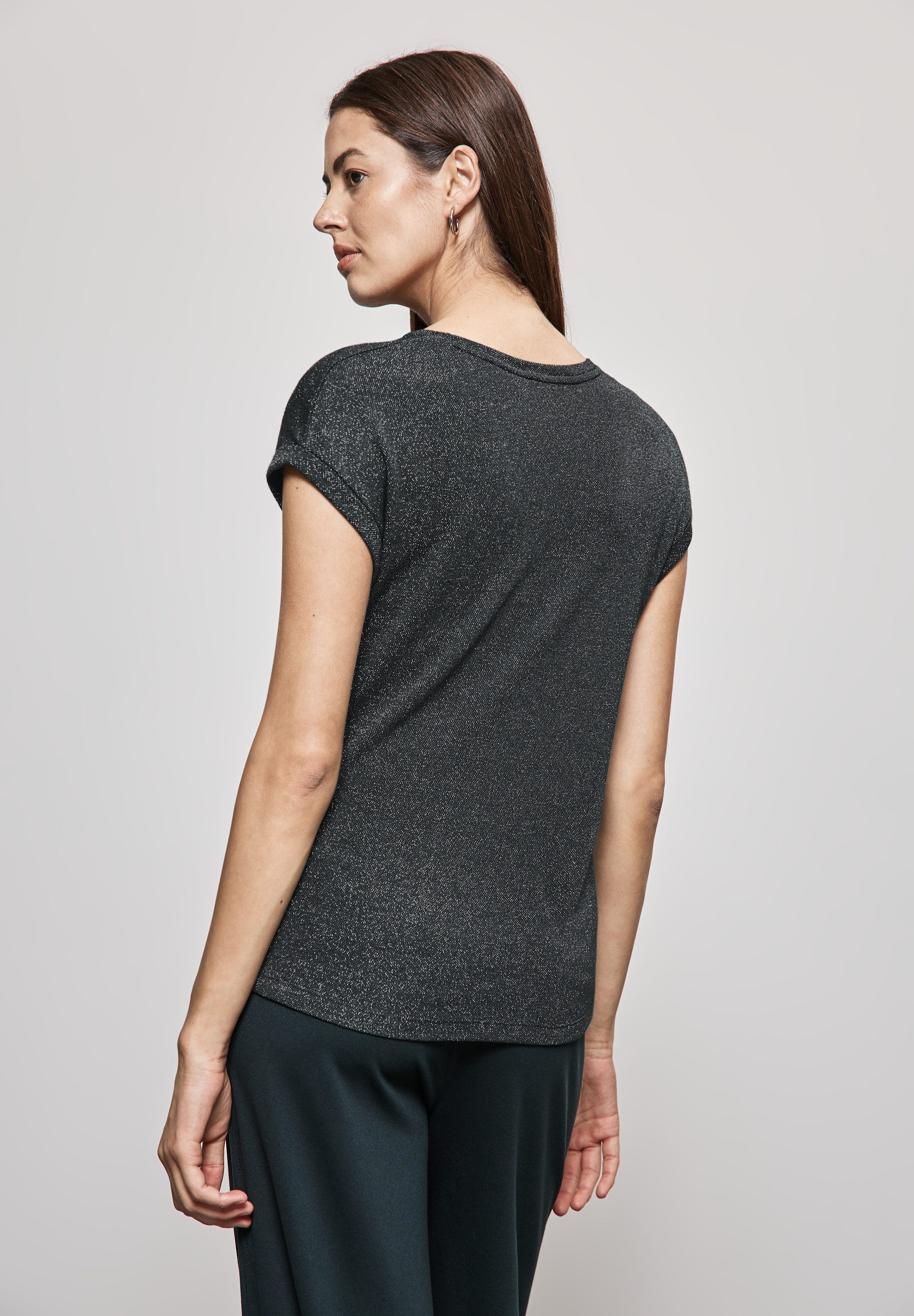 STREET ONE Shirttop in glans-look