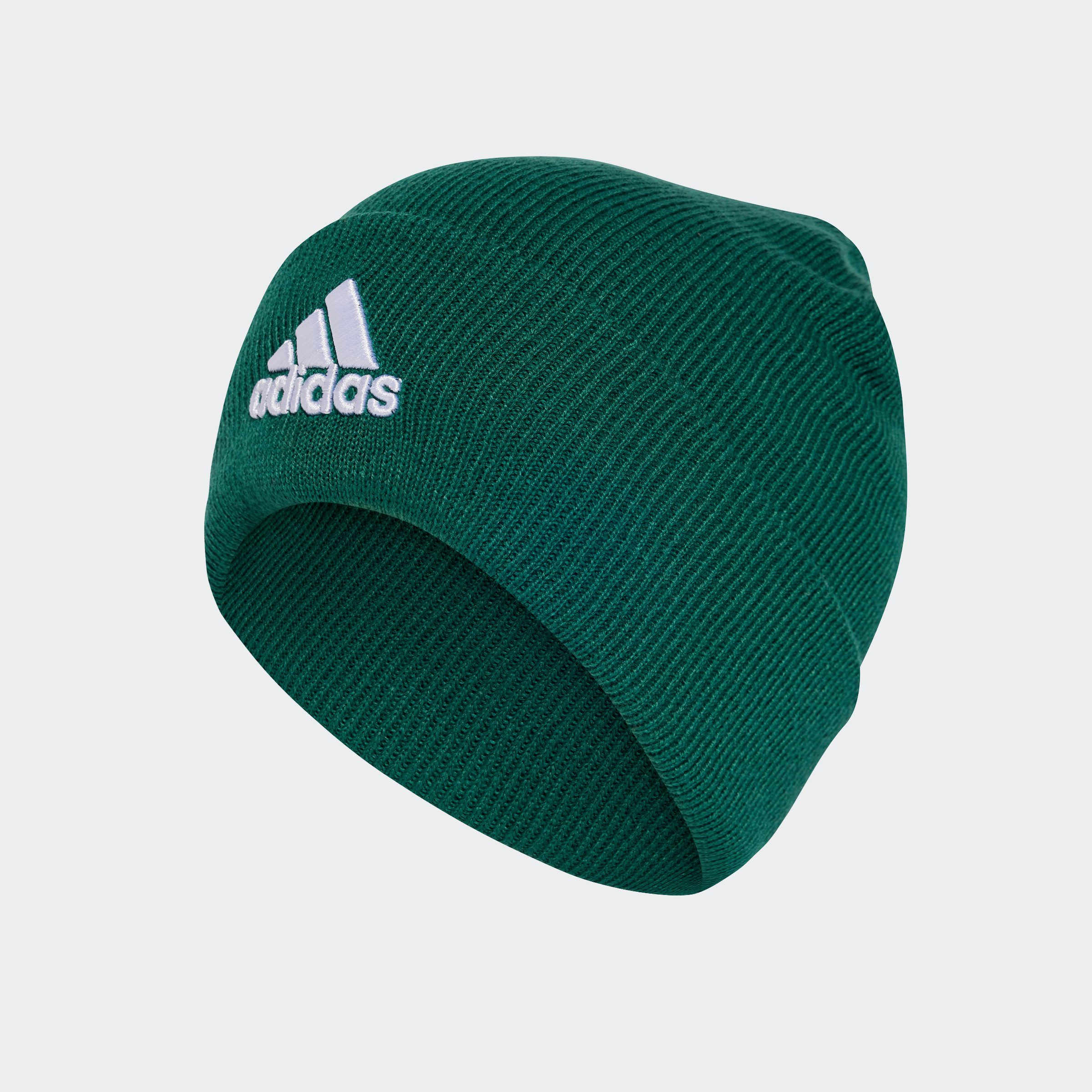 Adidas Logo Beanie Cuf Wool Cap Green