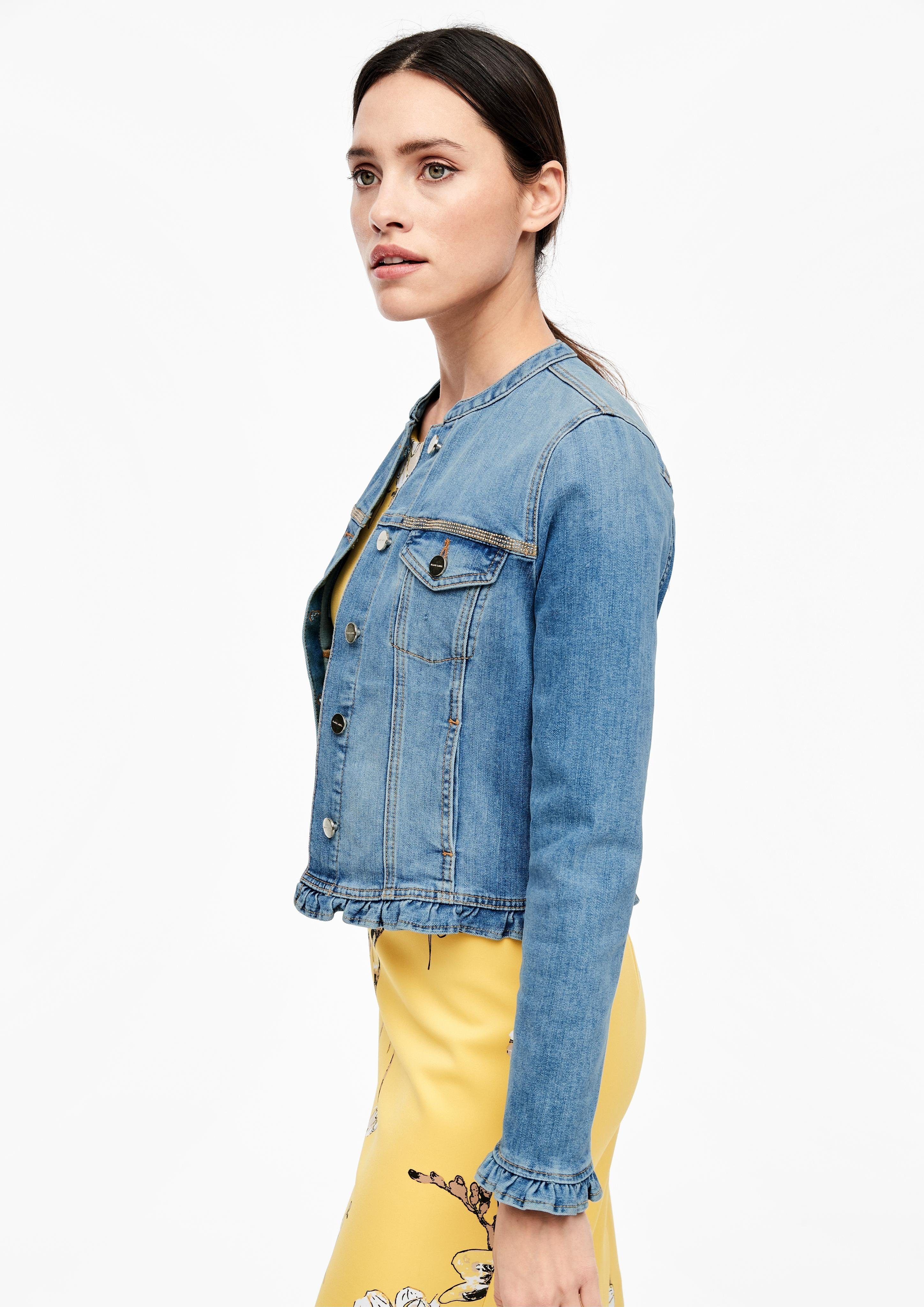 s.Oliver BLACK LABEL denimjack online verkrijgbaar | OTTO s.Oliver RED LABEL gewatteerd jack in de online winkel | OTTO