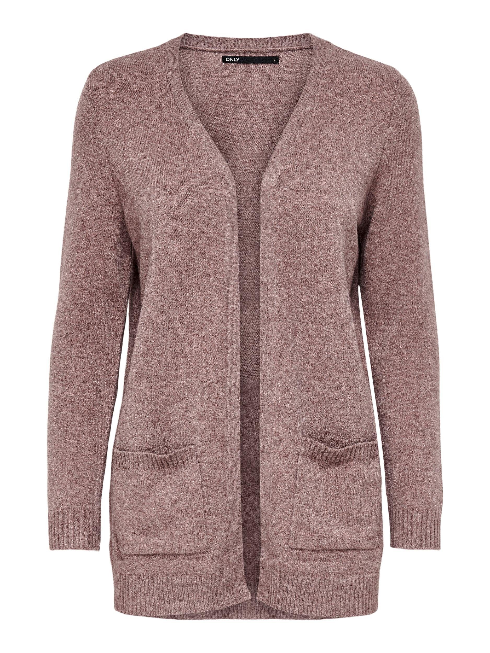 Only Vest ONLLESLY L/S OPEN CARDIGAN KNT NOOS