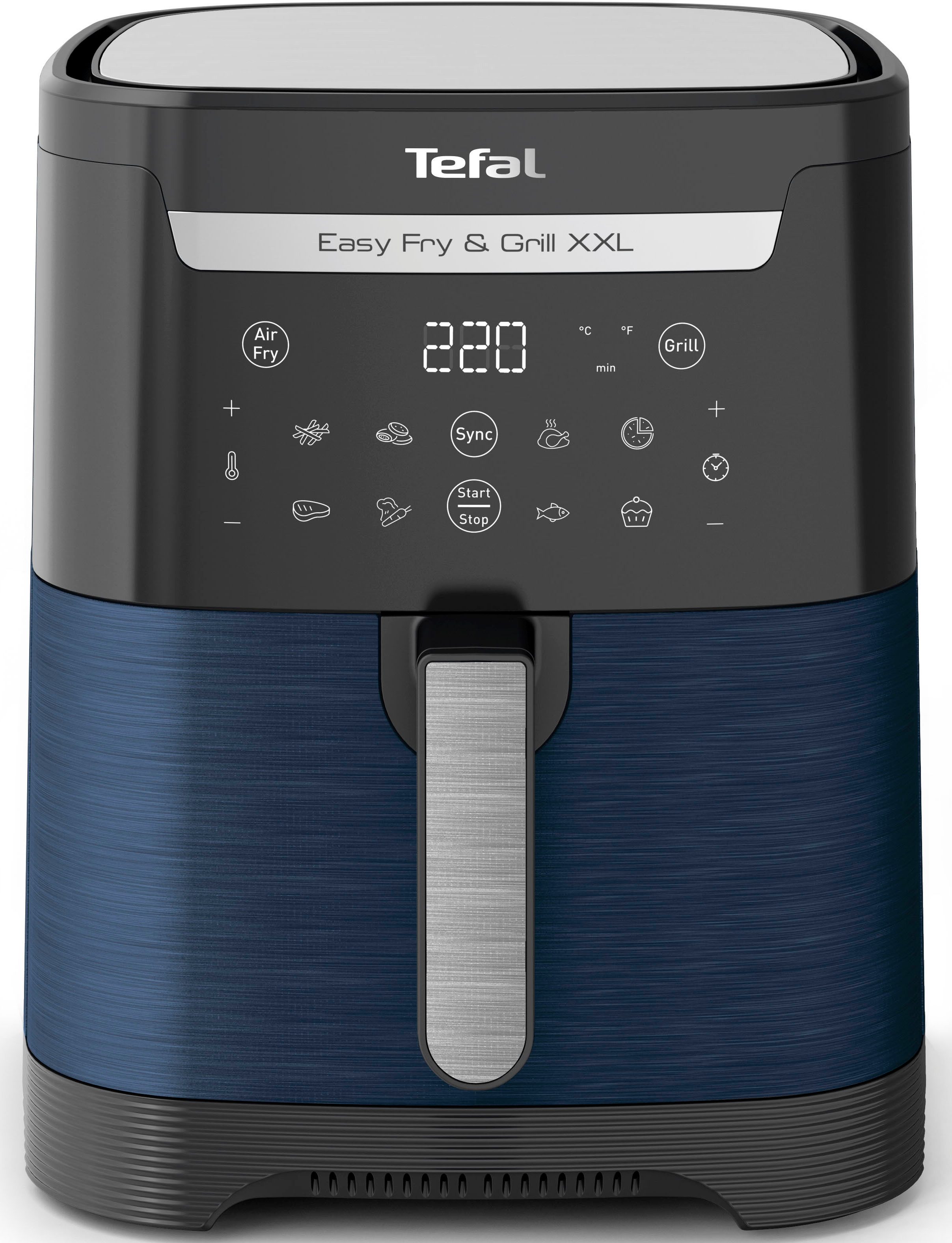 Tefal Airfryer Easy Fry & Grill XXL, 2-in-1 2 aparte zones, 6,5 l xxl-inhoud, ey8018