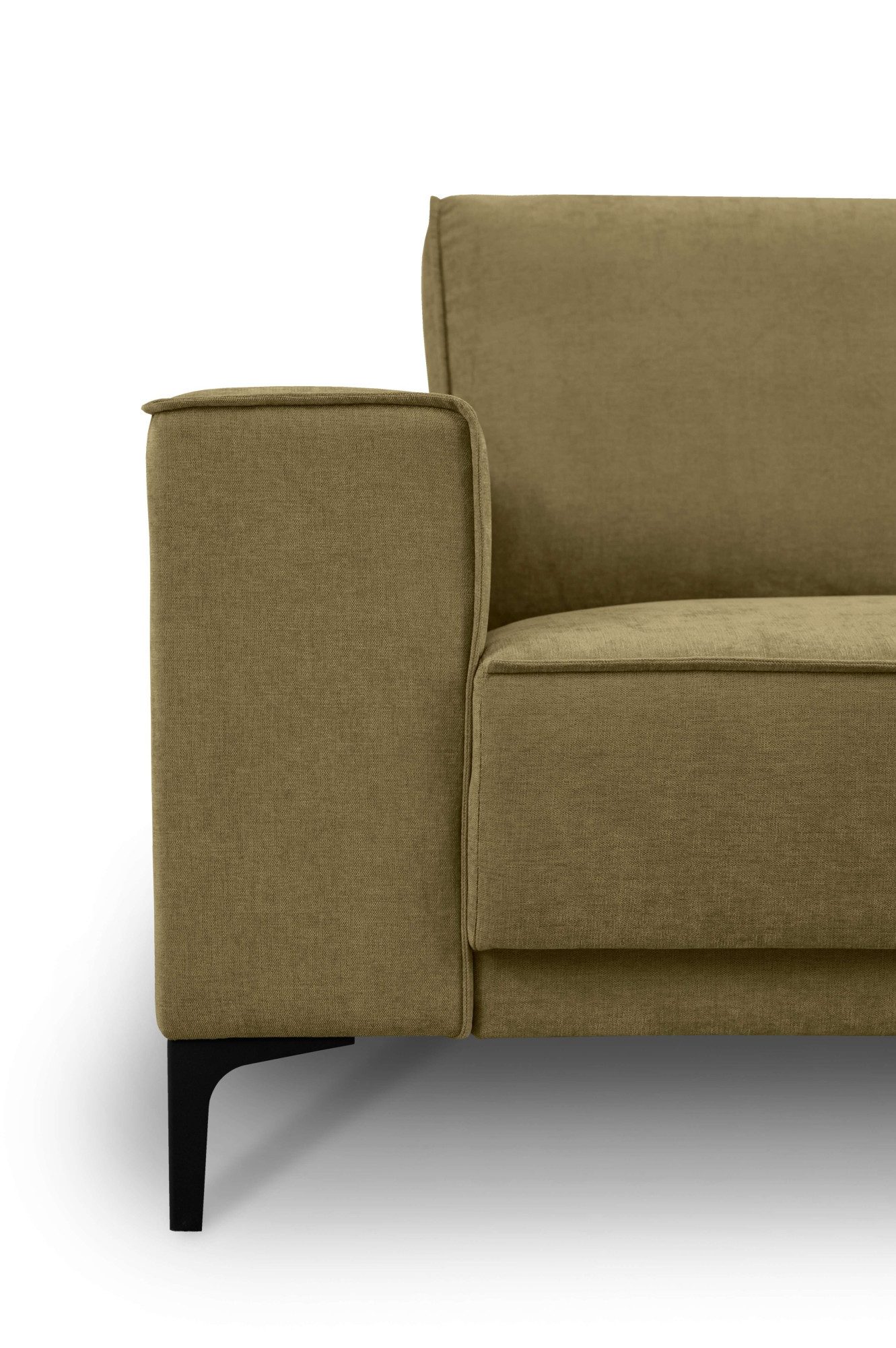 Places of Style Hoekbank Oland, structuur, platweefsel, luxe microvezel, bouclé