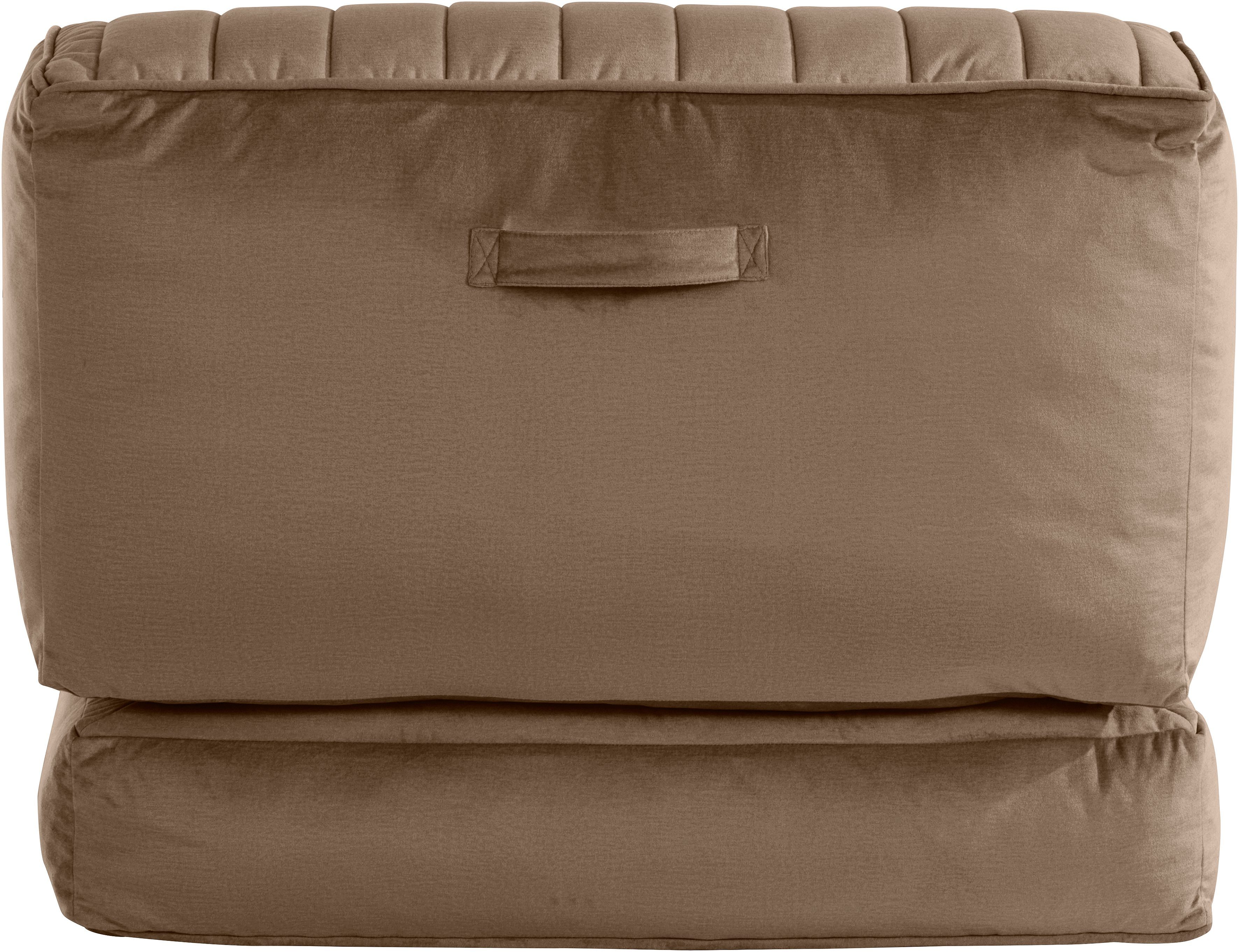 Leonique Relaxfauteuil POLLY Loungestoel met slaapfunctie, perfect als logeerbed, divan