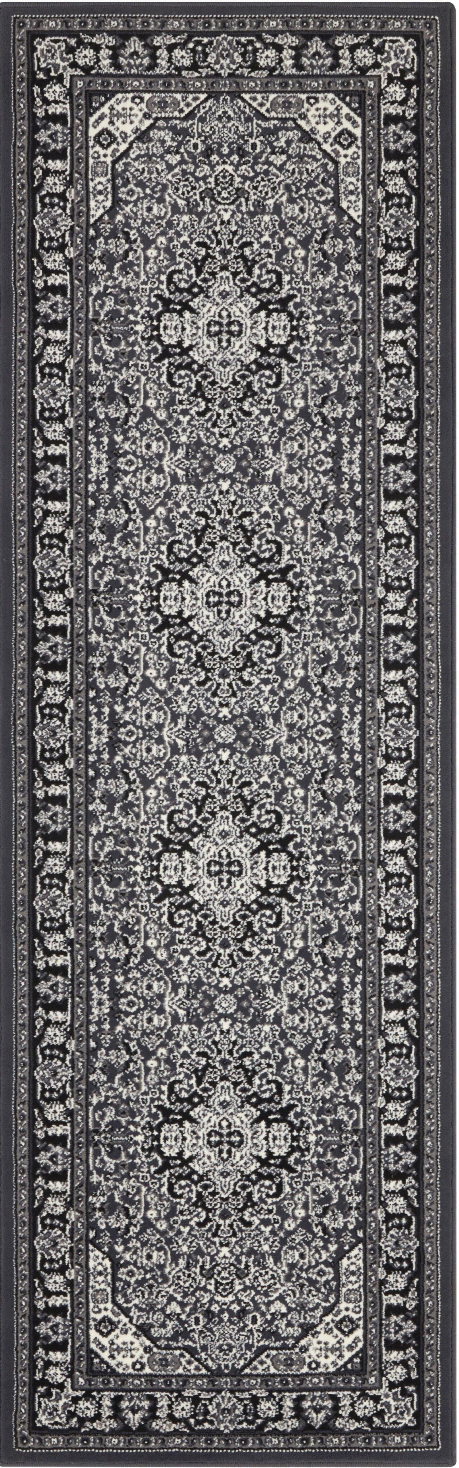 NOURISTAN Vloerkleed Skazar Isfahan Kortpolig, orient, loper, vintage, eetkamer, woonkamer, gang