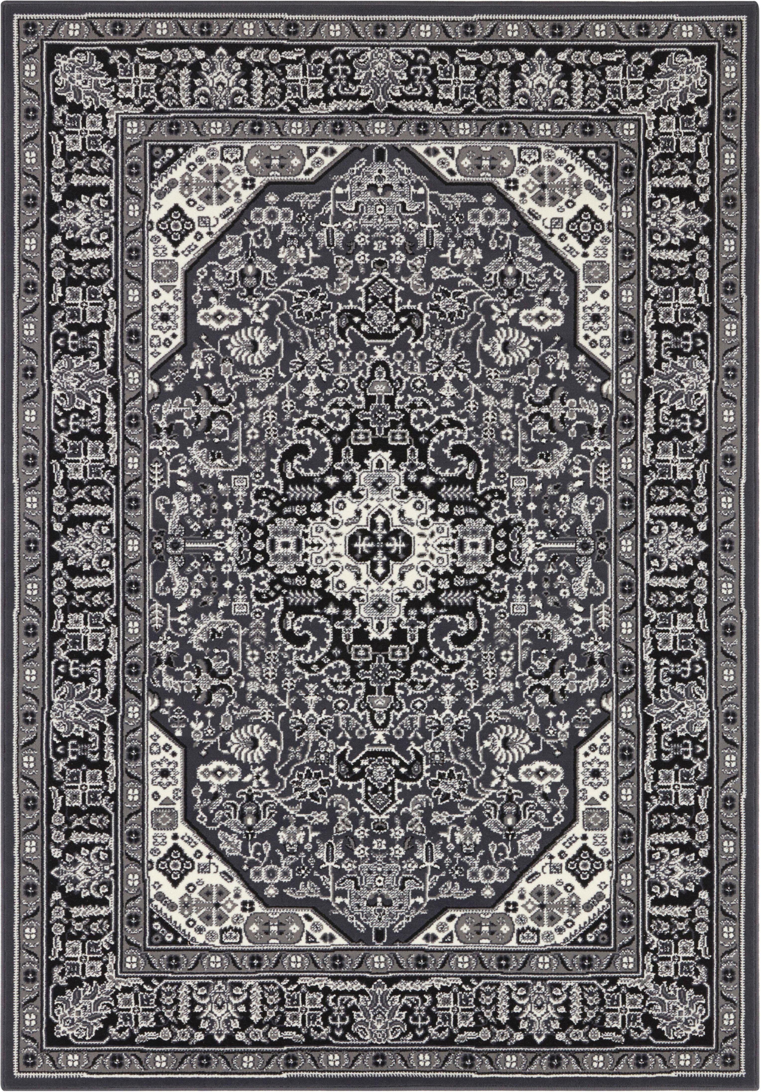 NOURISTAN Vloerkleed Skazar Isfahan Kortpolig, orient, loper, vintage, eetkamer, woonkamer, gang