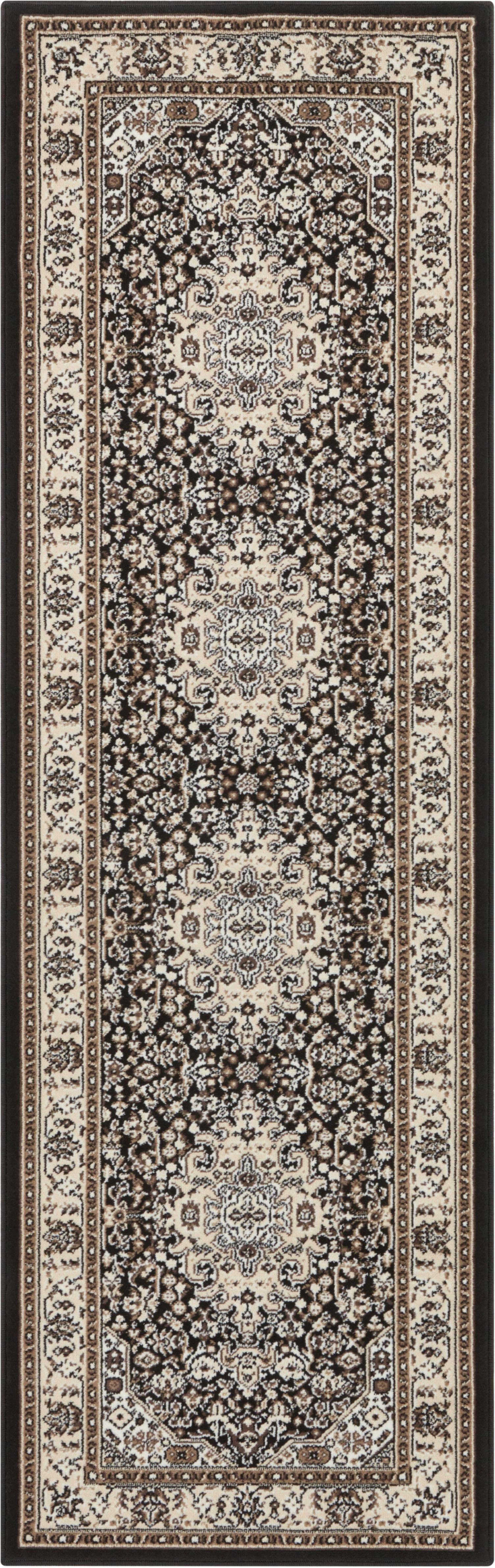 NOURISTAN Vloerkleed Skazar Isfahan Kortpolig, orient, loper, vintage, eetkamer, woonkamer, gang