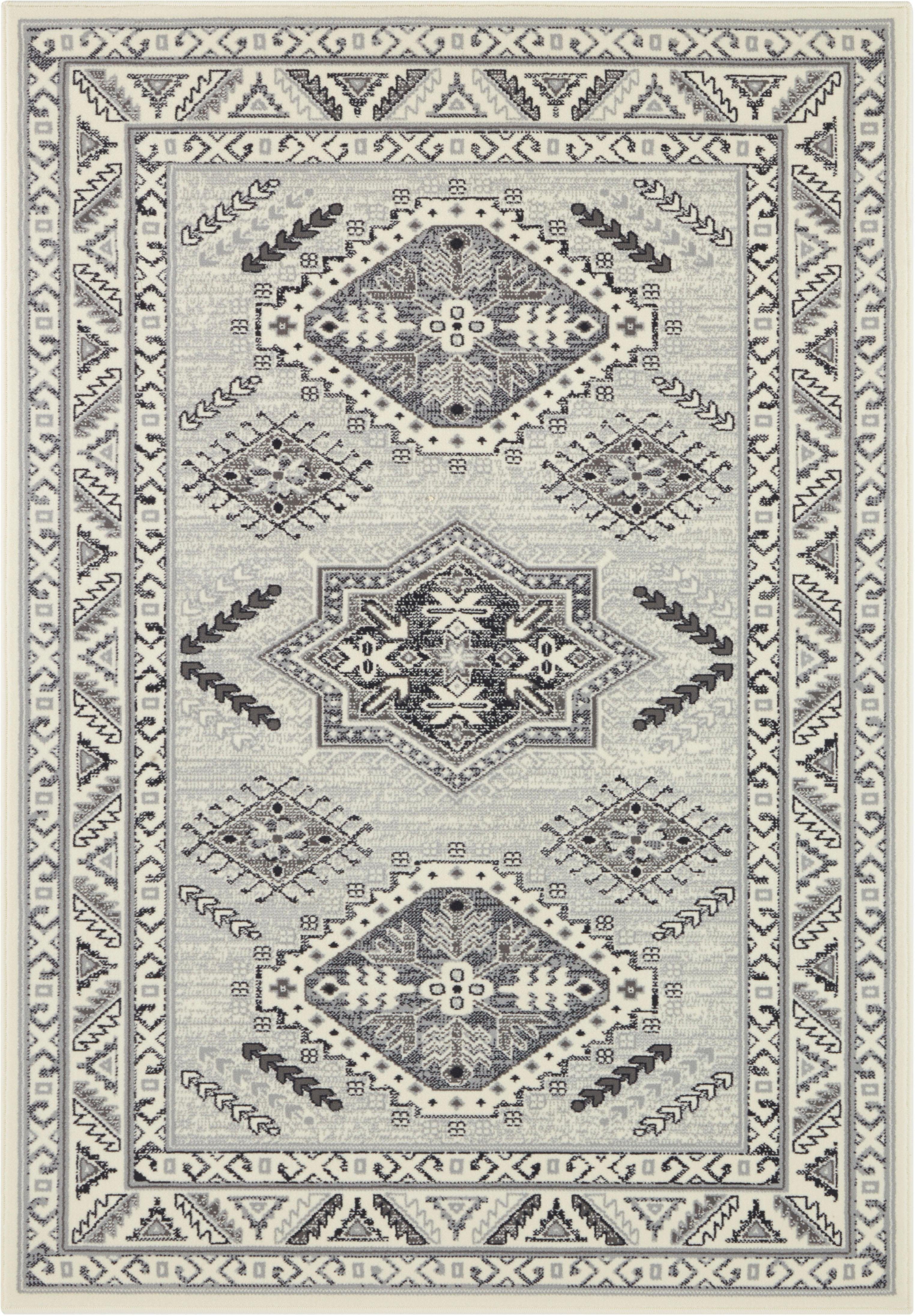 NOURISTAN Vloerkleed Saricha Belutsch Korte pool, oriënt look, vintage-design,robuust, gemakkelijk in onderhoud, afgehecht