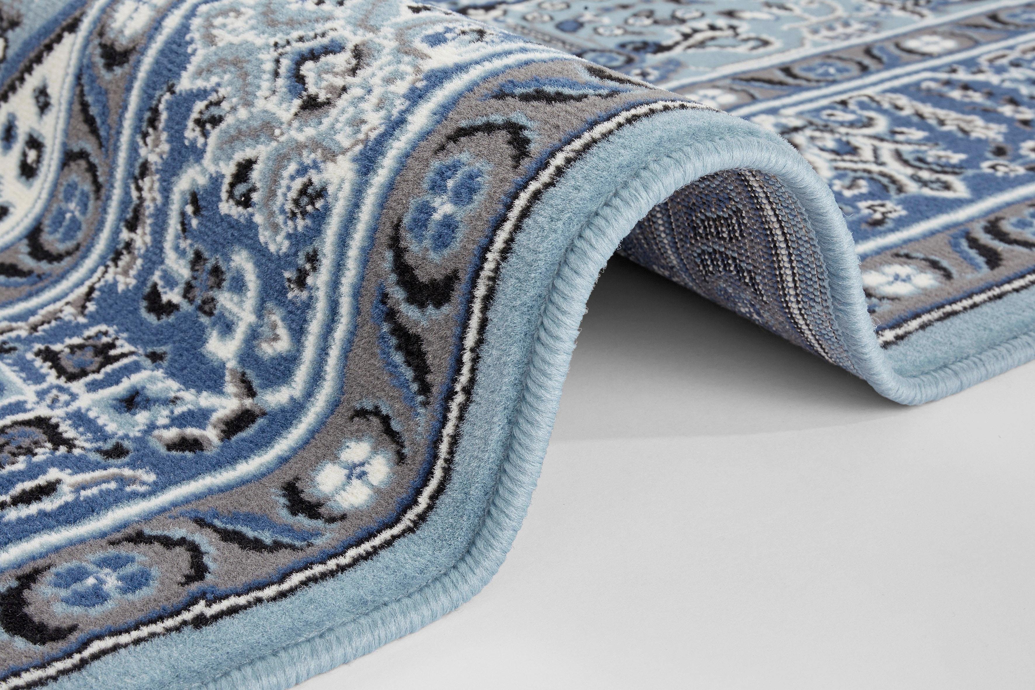 NOURISTAN Vloerkleed Skazar Isfahan Kortpolig, orient, loper, vintage, eetkamer, woonkamer, gang