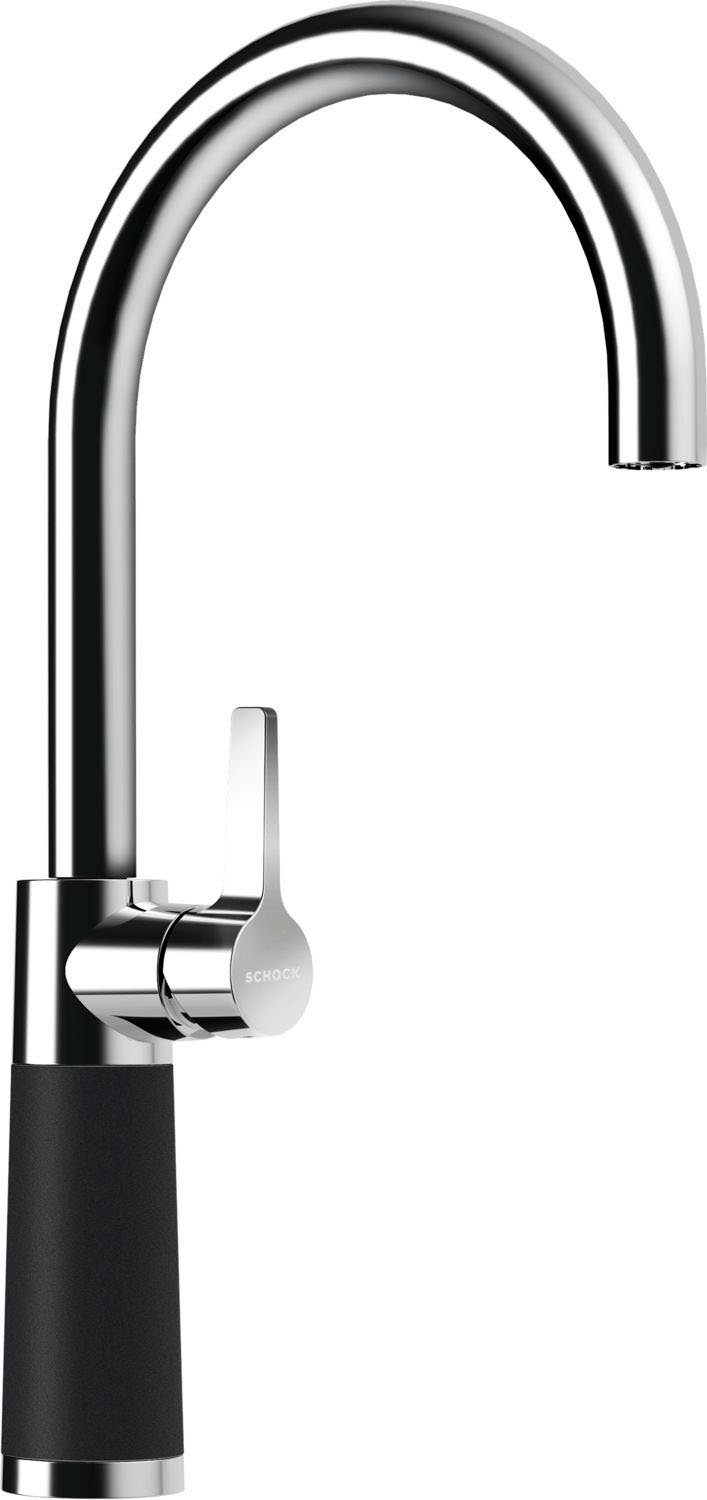 Schock Keukenkraan SC-520 FA Feestuitloop, draaibereik 360° keukenkranen zwart