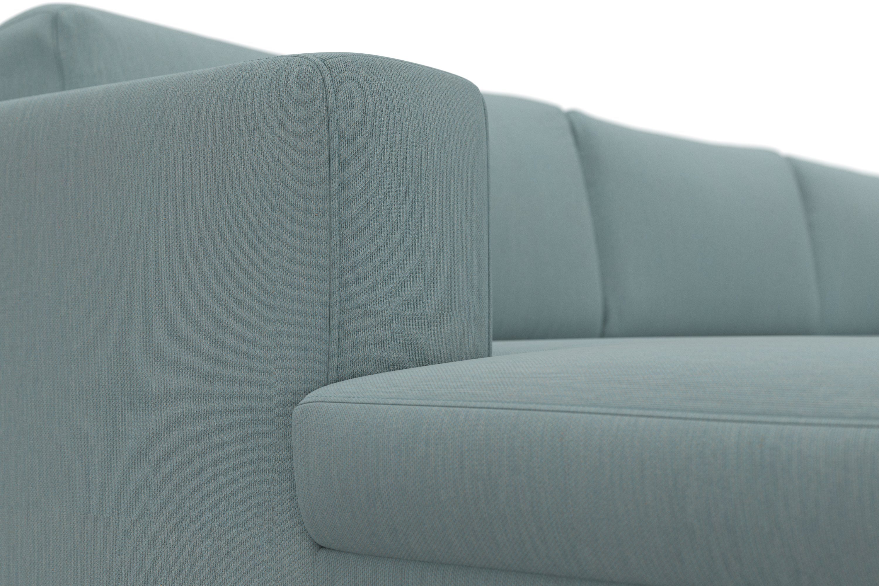 DOMO collection Zithoek Modica U-vorm XXL, in een moderne look met 2 royale récamiers, ook in cord
