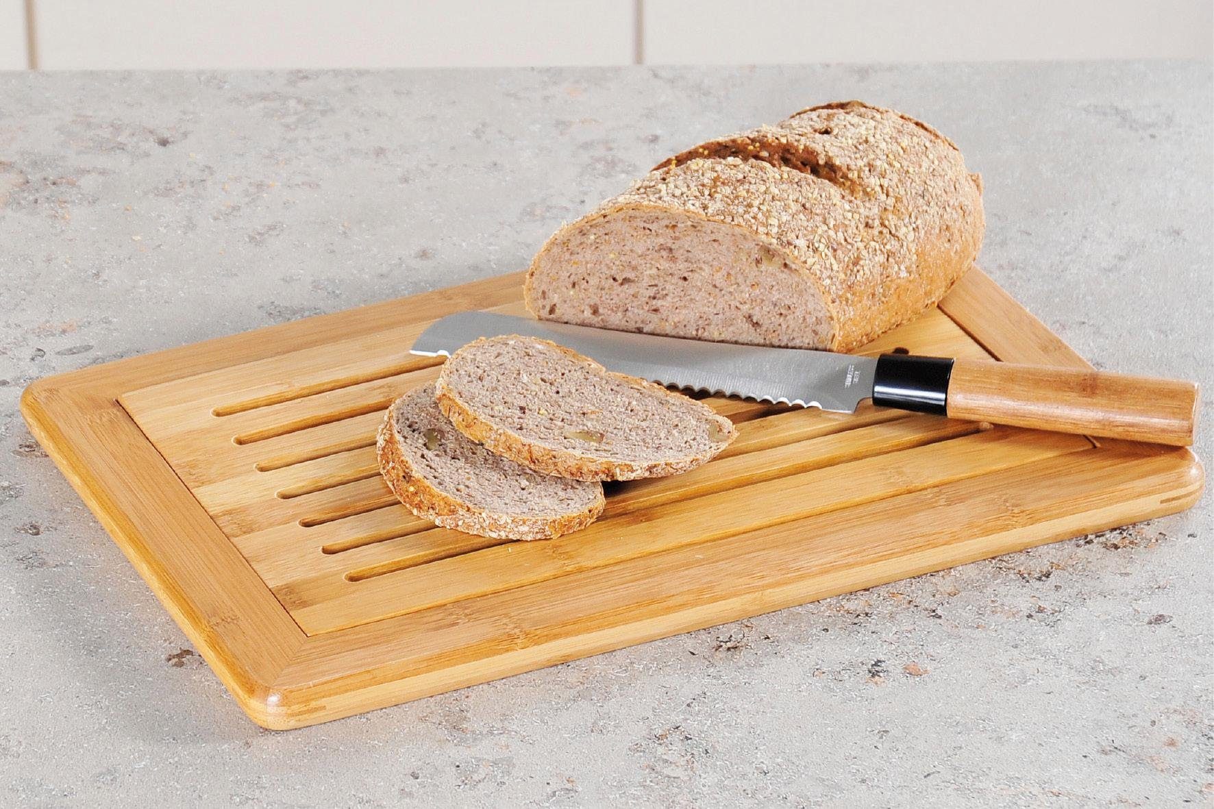 KESPER for kitchen & home Snijplank voor brood, met kruimelbakje