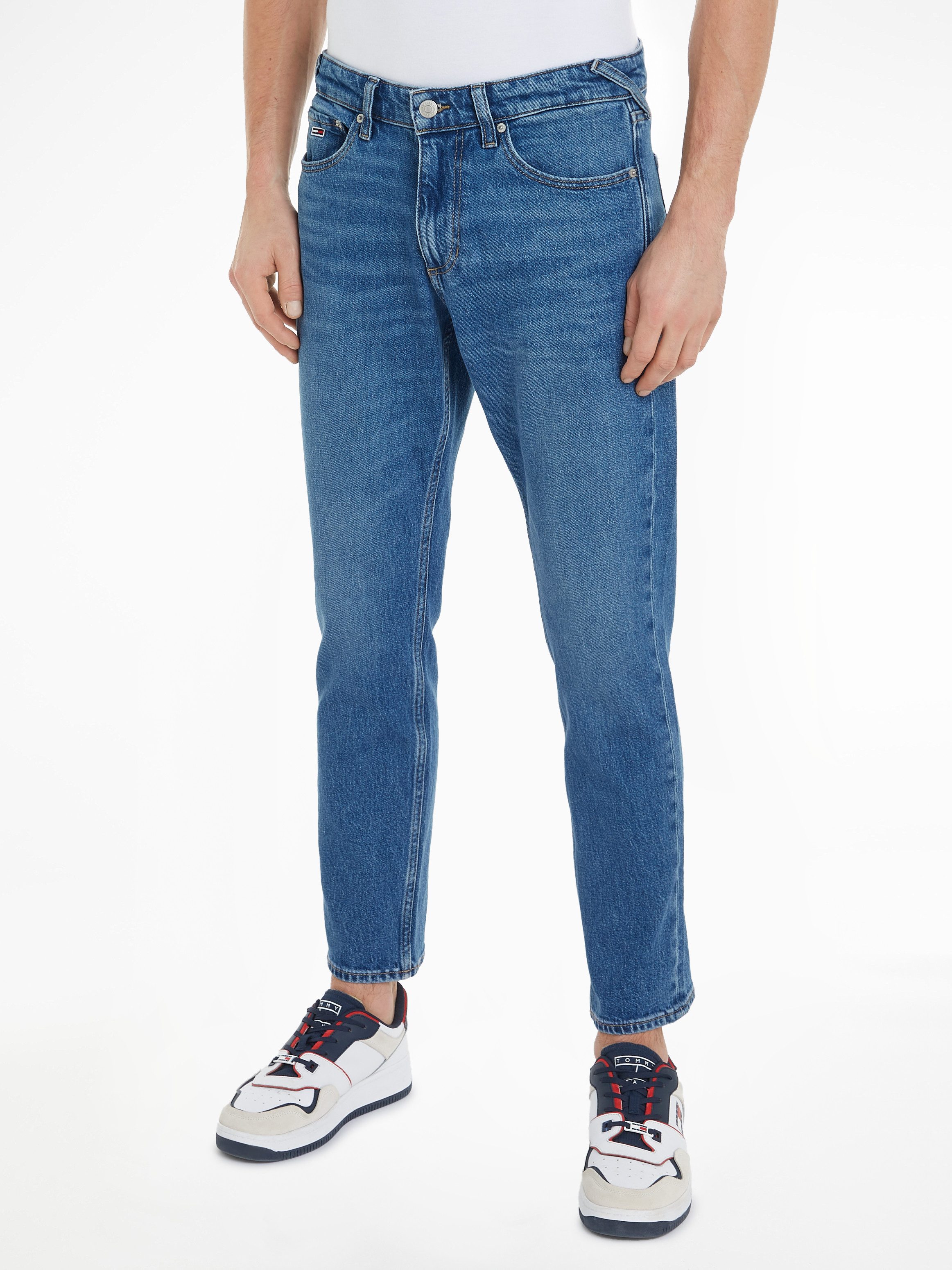 TOMMY JEANS 5-pocket jeans Scanton Slim Denim heren slim fit jeans maat 33 blauw